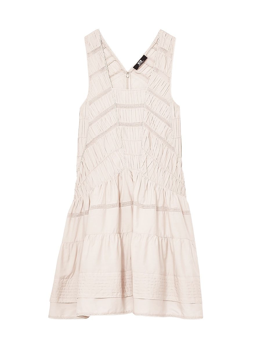 Women's Felicity Shirred Ruffle-Hem Minidress - Size 14