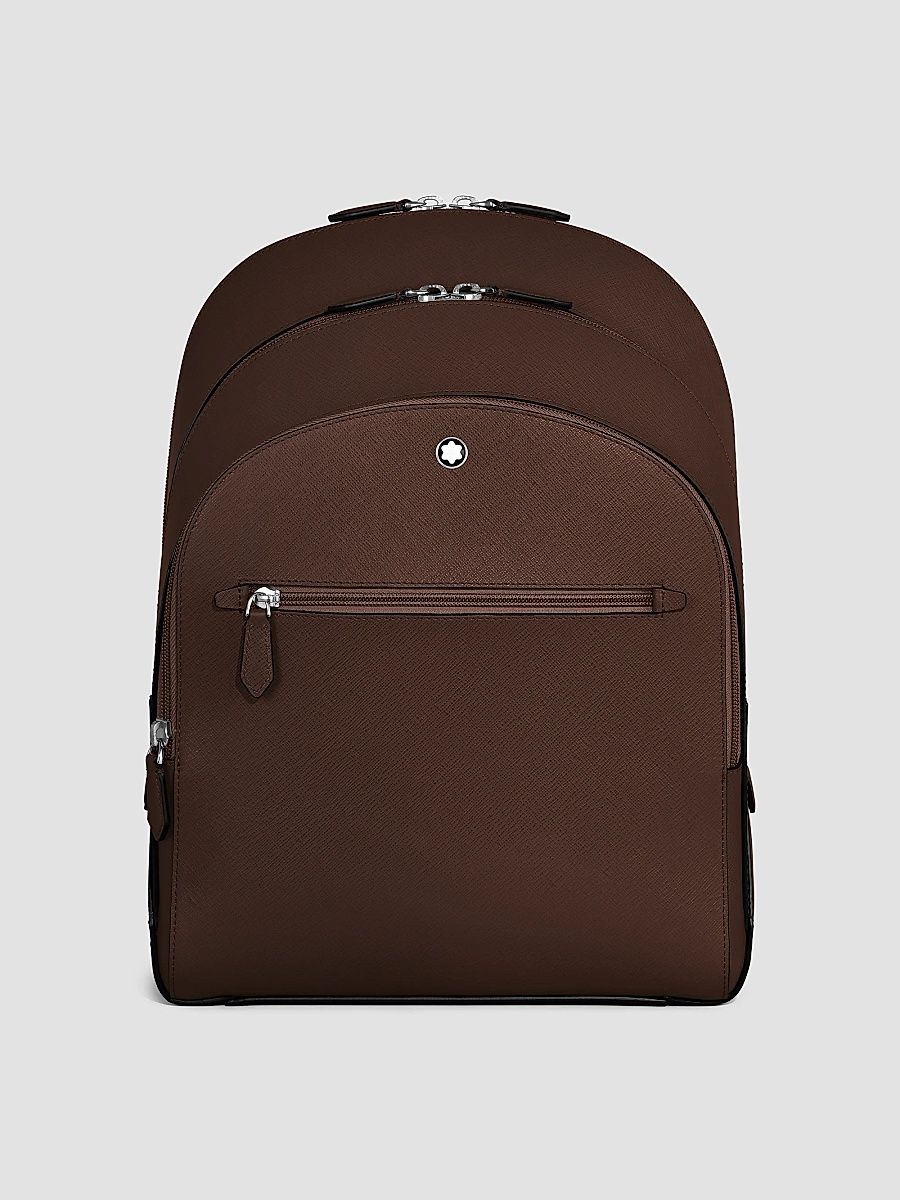 Montblanc Men's Sartorial Leather Backpack - Brown