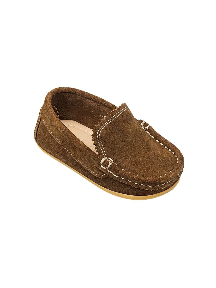Baby's Antton Suede Driving Loafers - Suede Chesnut - Size 6.5 (Baby)