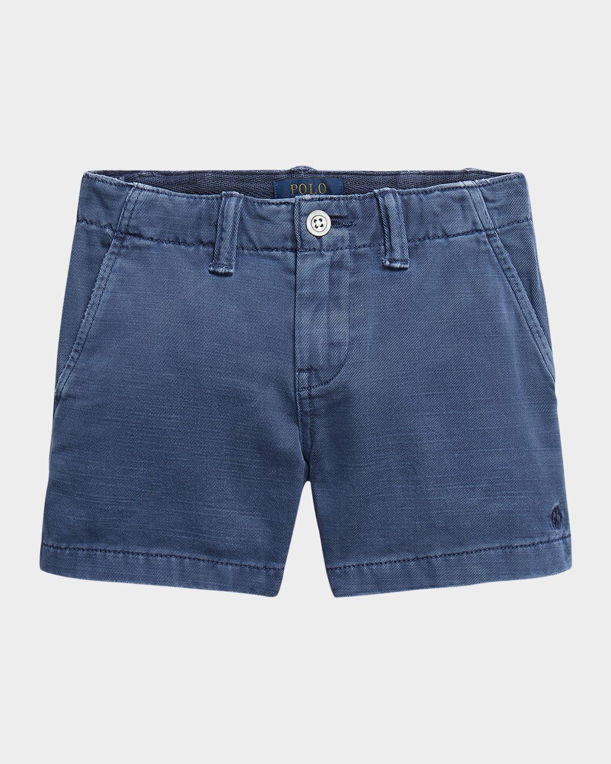 Boy & apos;s Chino Embroidered Shorts, Size 2-6X