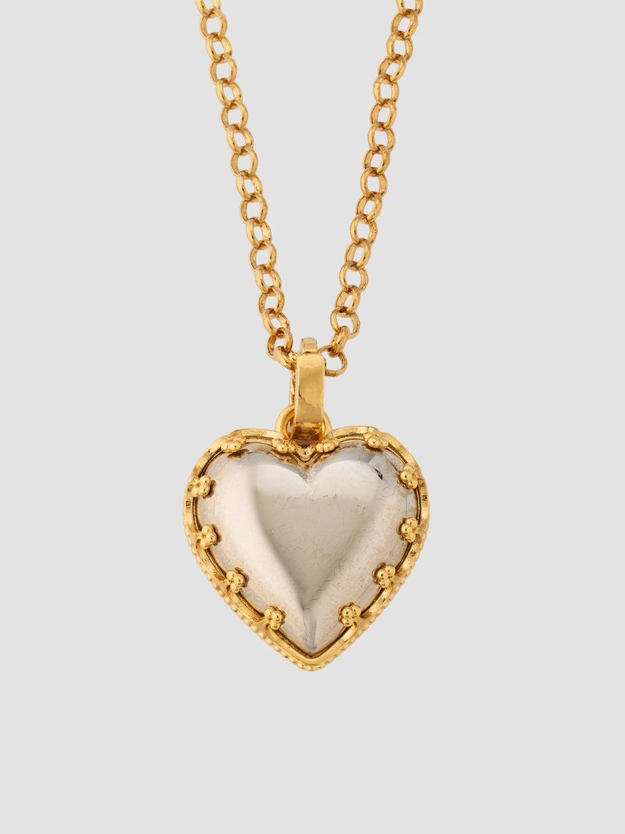 Dolce & Gabbana Women's Bijoux Two-Tone Heart Pendant Necklace - Multi