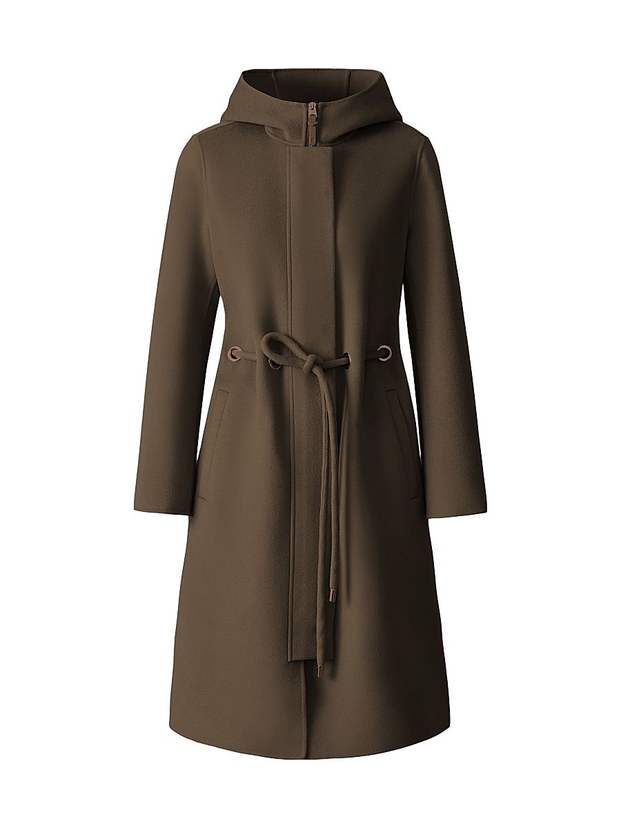 Women's Blithe Wool Coat - Light Camel - Size Medium