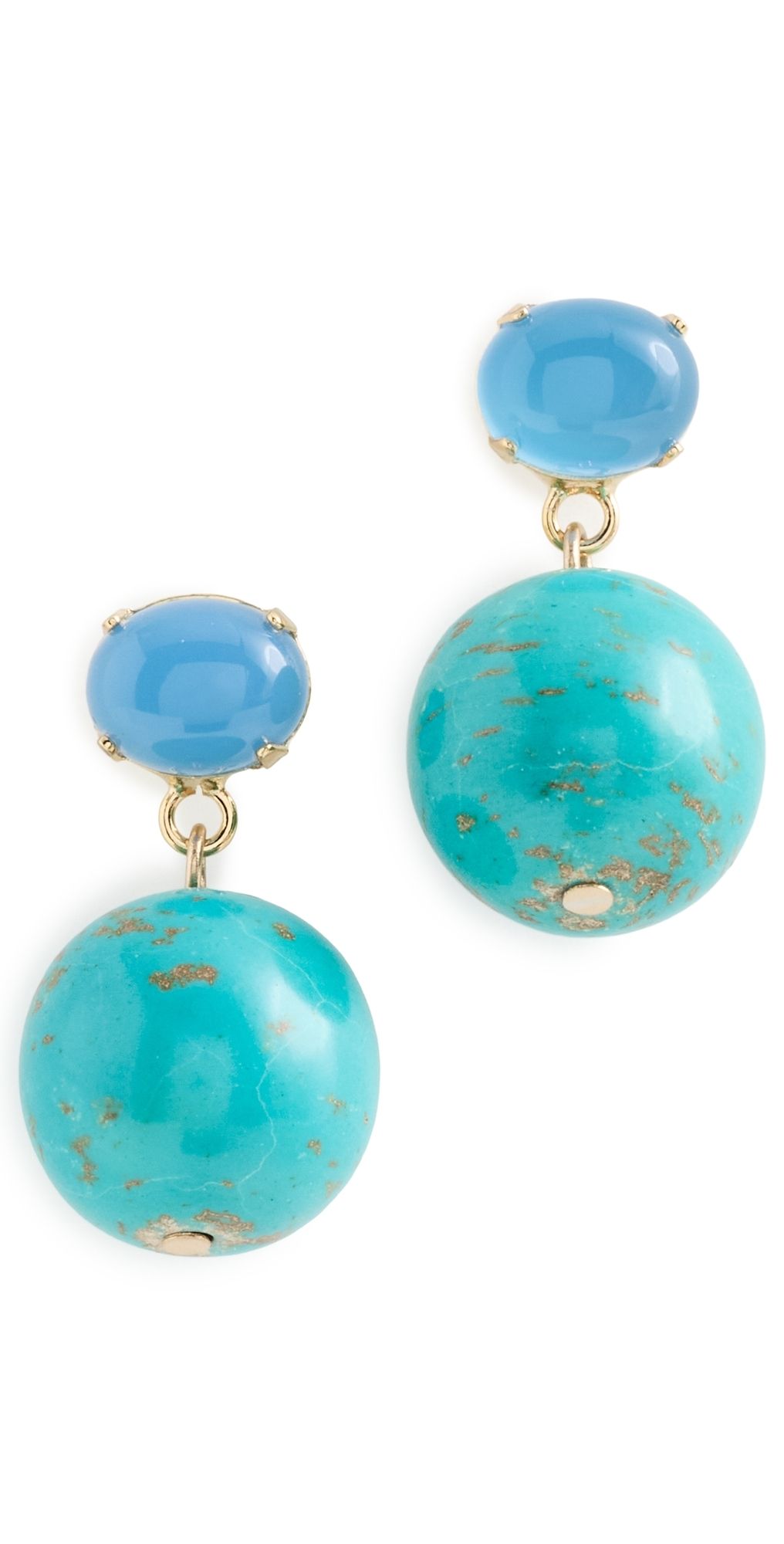 Jennifer Behr Everly Earrings Turquoise One Size