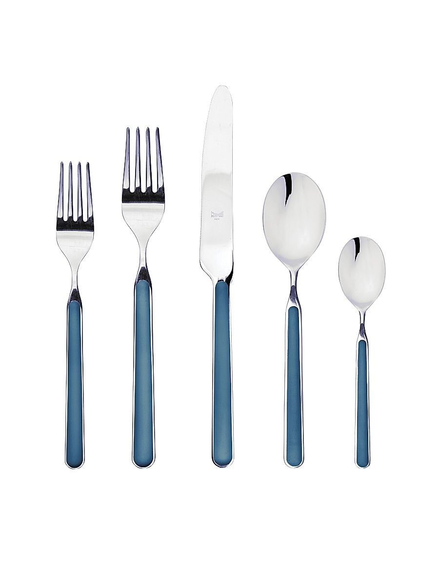 Fantasia 5-Piece Flatware Set - Blue