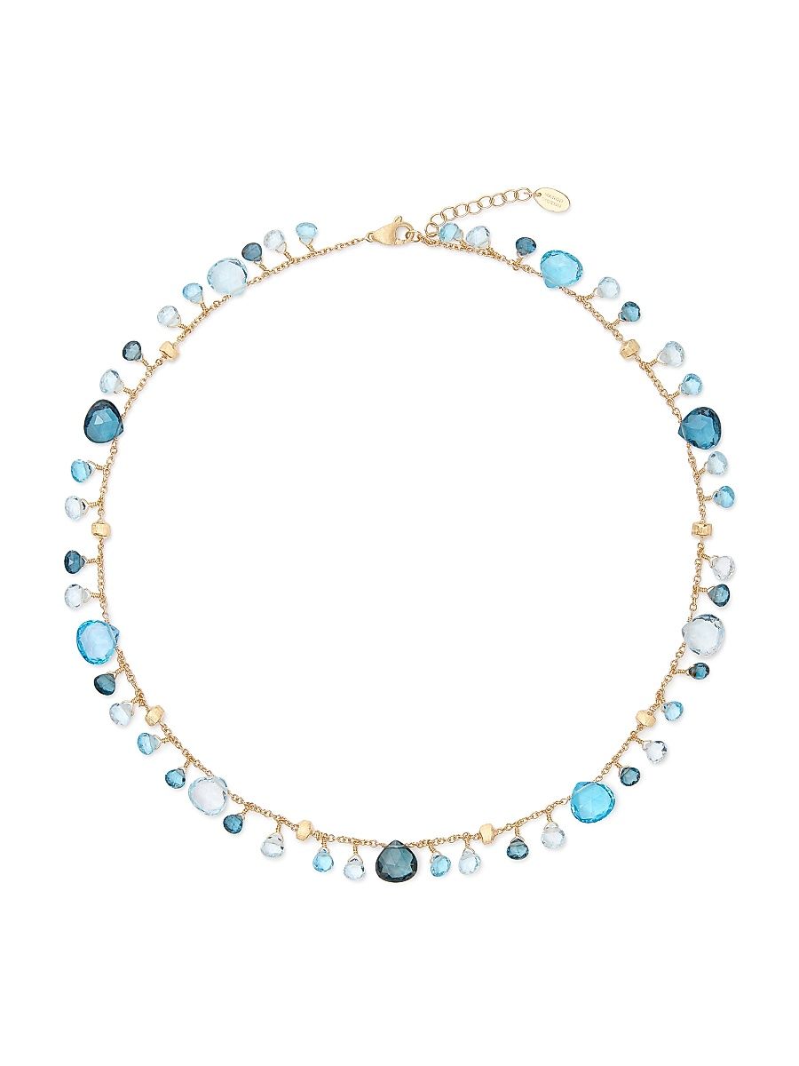 Women's Paradise Topaz 18K Yellow Gold & Mixed Topaz Necklace - Yellow Gold