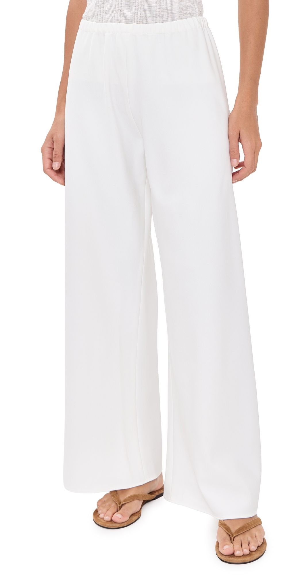 La Ligne Cropped Colby Pants Ivory M