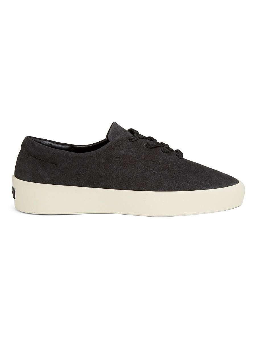 Men's New 101 Low-Top Suede Sneakers - Black - Size 10