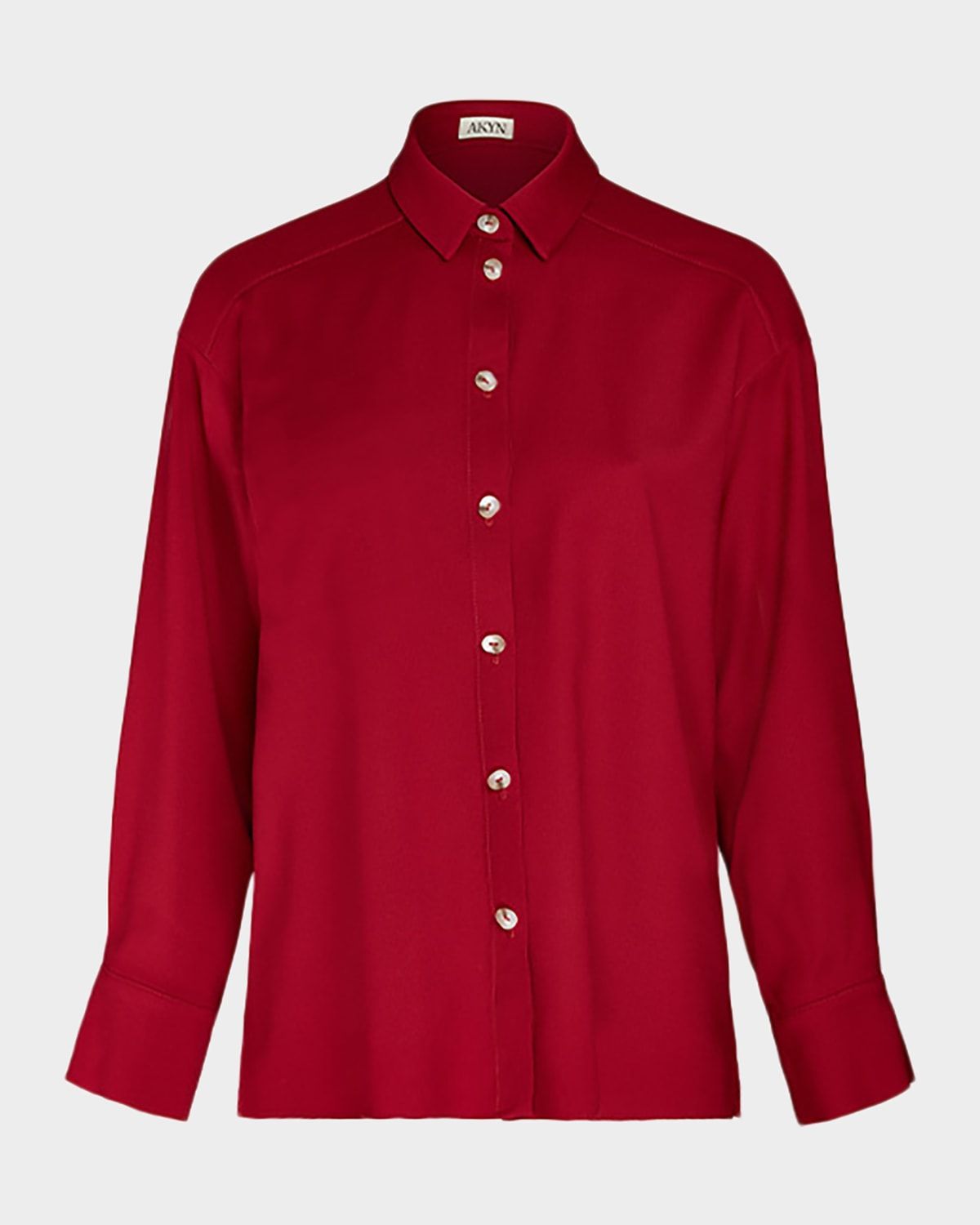 Robyn Long-Sleeve Wool Shirt