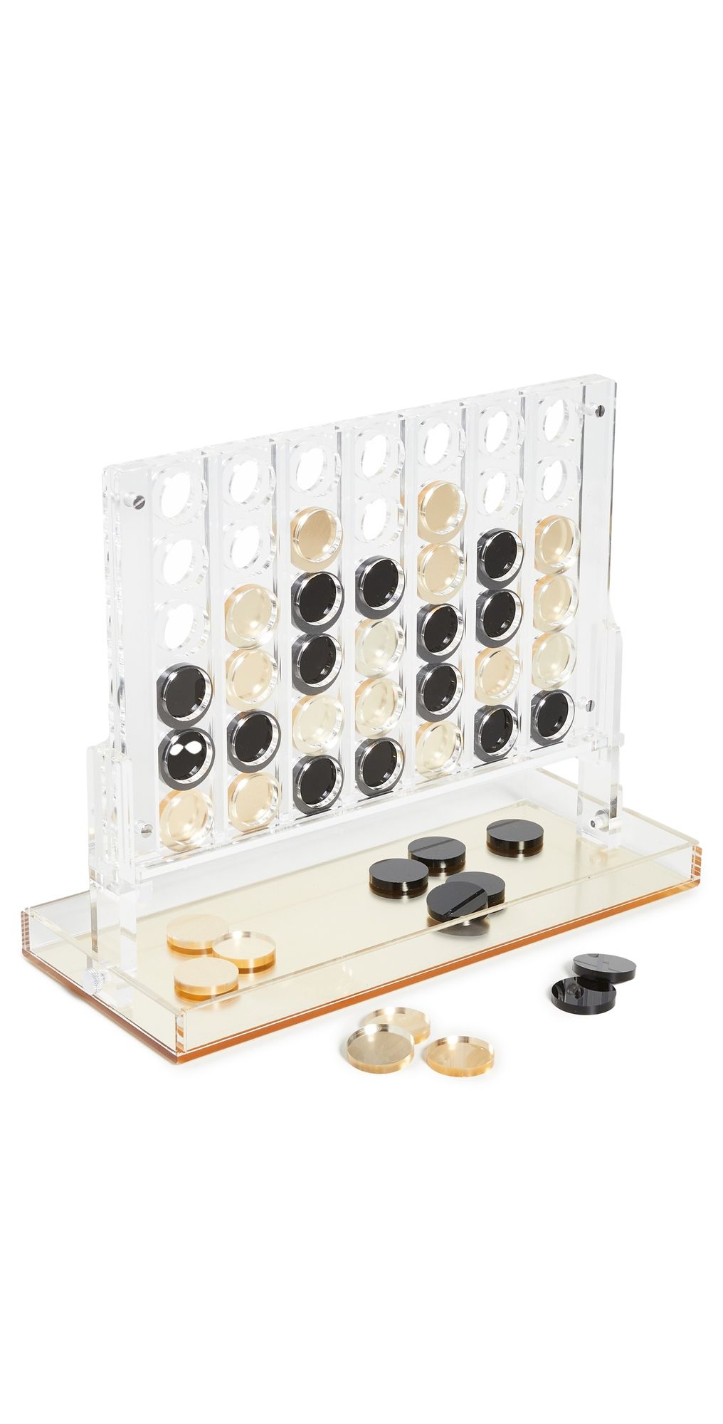 Tizo Design Tizo Design Lucite Connect 4 Black/Gold One Size
