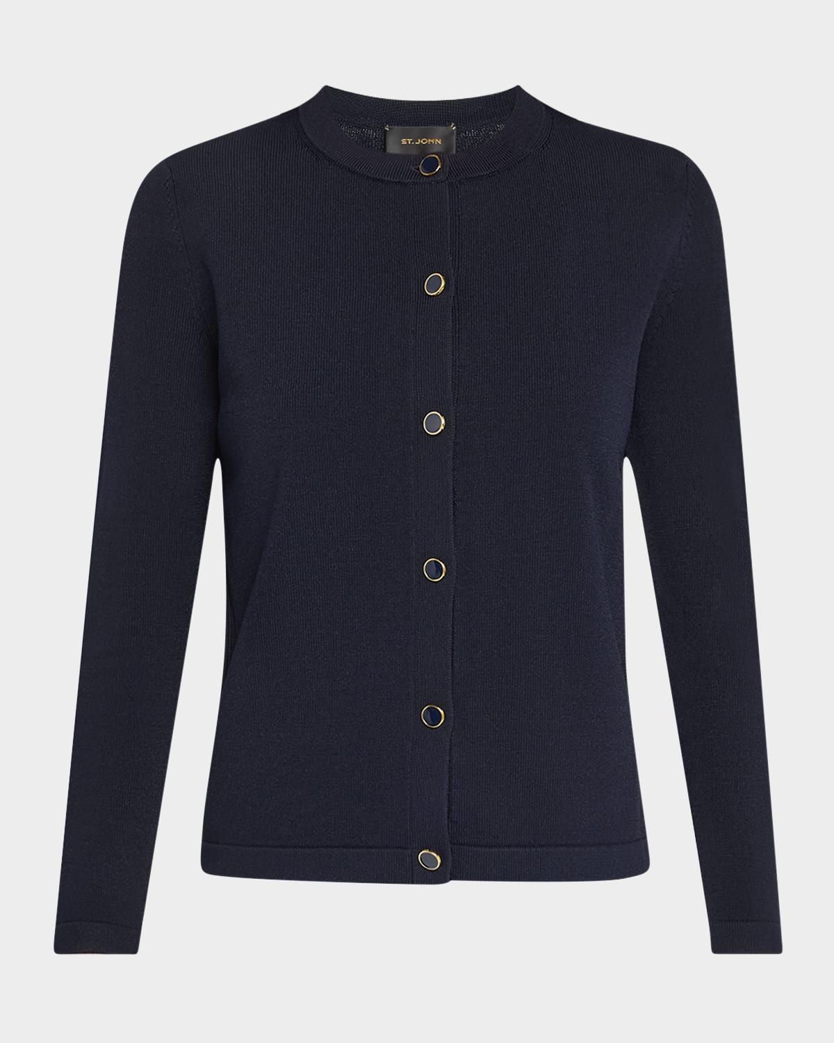 Santiago Knit Crewneck Cardigan