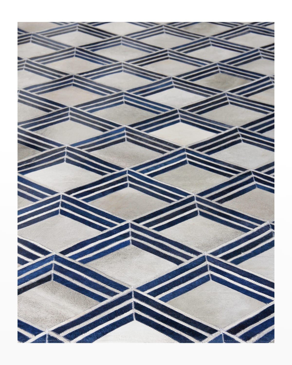 Costilla Hair On Hide Rug, 5 & apos; x 8 & apos;