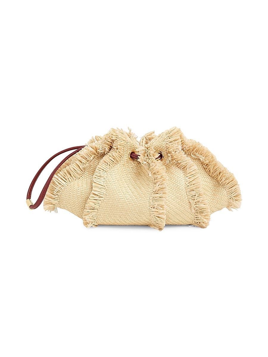Women's Adria Small Raffia Crossbody Bag - Natural