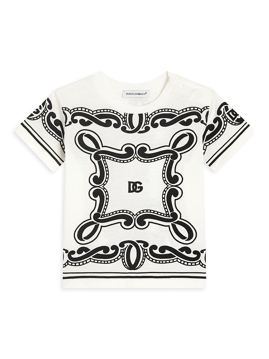 Baby Boy's Logo Bandana T-Shirt - White - Size 6 Months