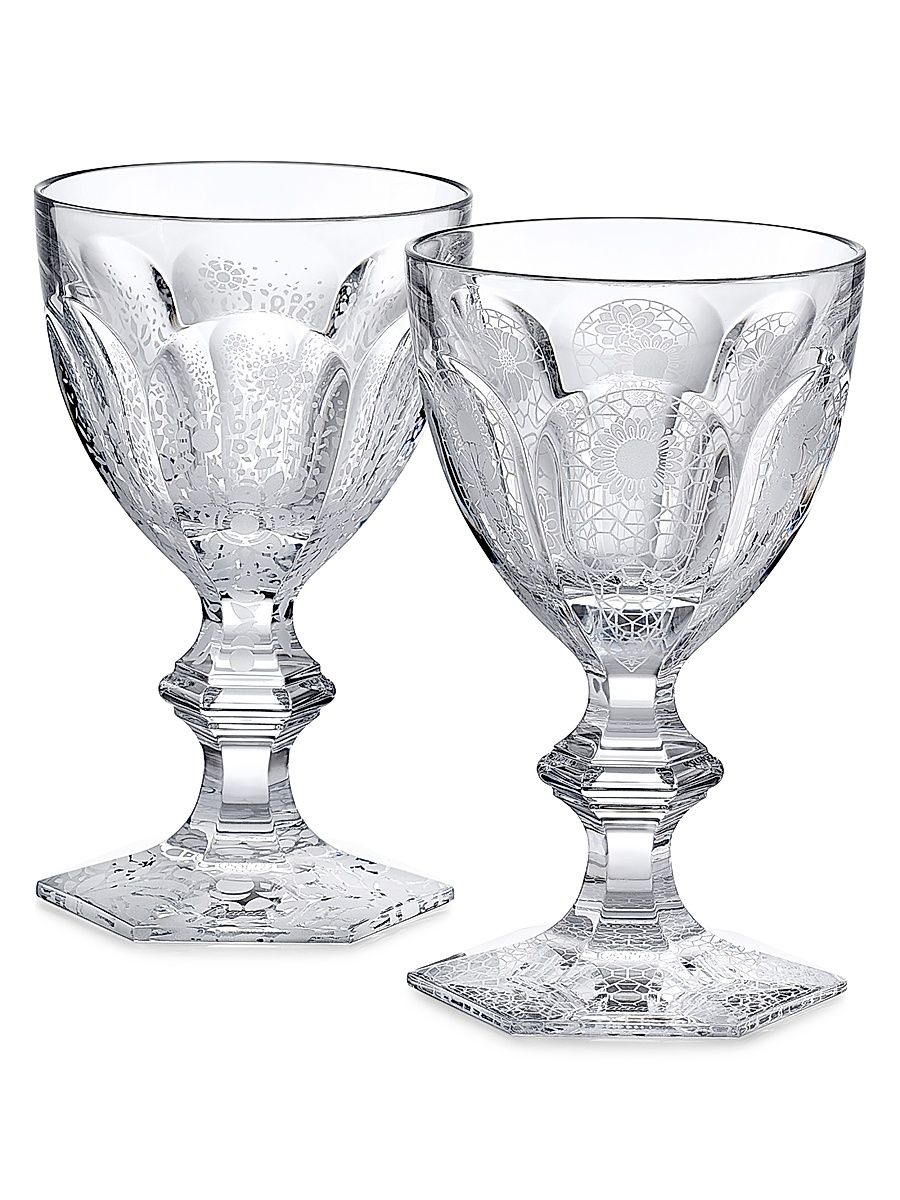 Harcourt Harcourt By Marcel Wanders Etched Glass 2-Piece Set