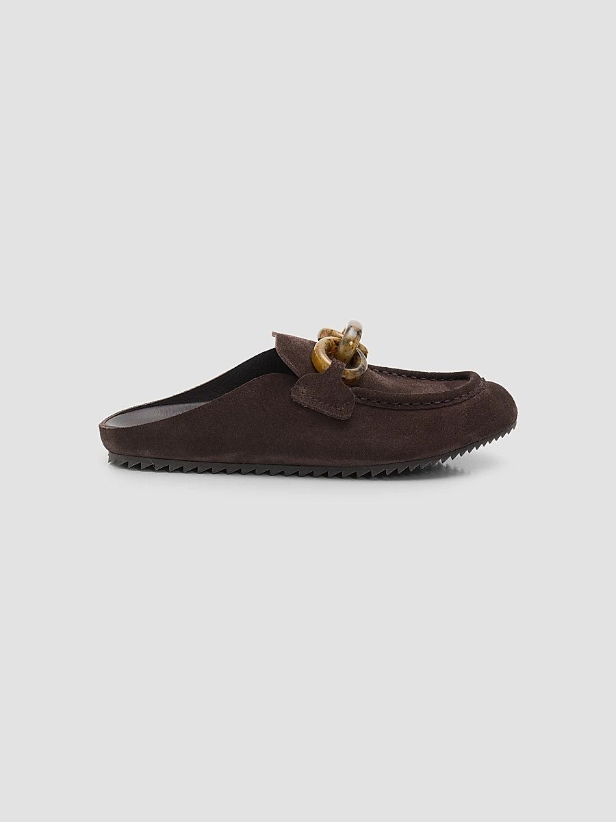 Women's Bilma Suede Mules - Brown Castoro - Size 9.5