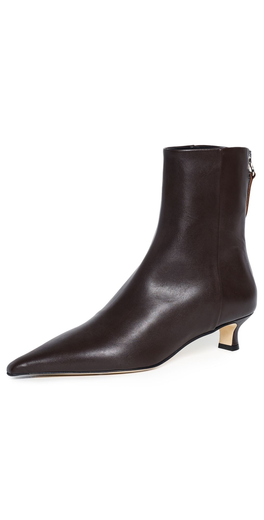 AEYDE Zoe Leather Ankle Boots Moka 35
