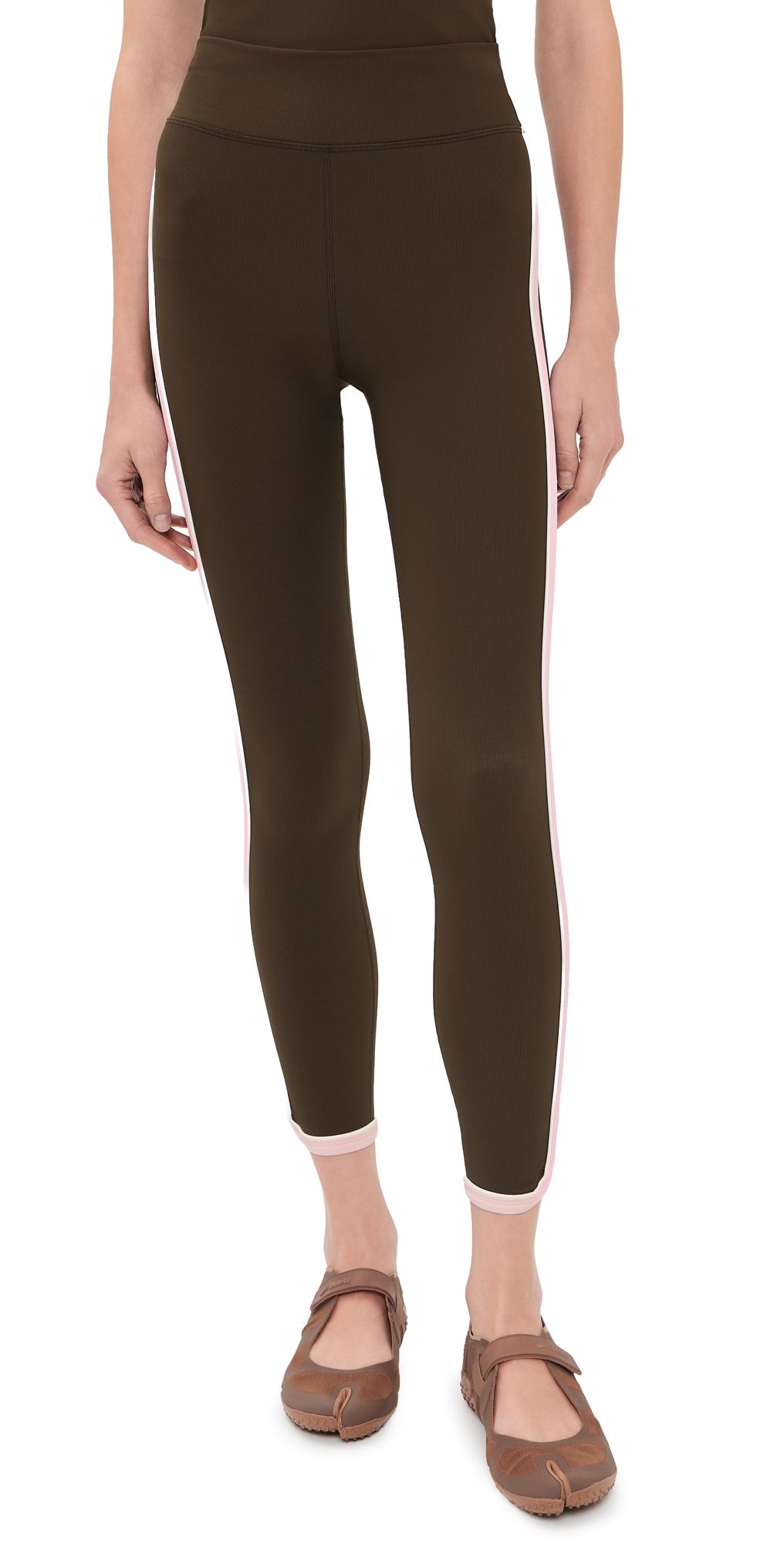 The Upside Rhythm Midi Leggings Chocolate L
