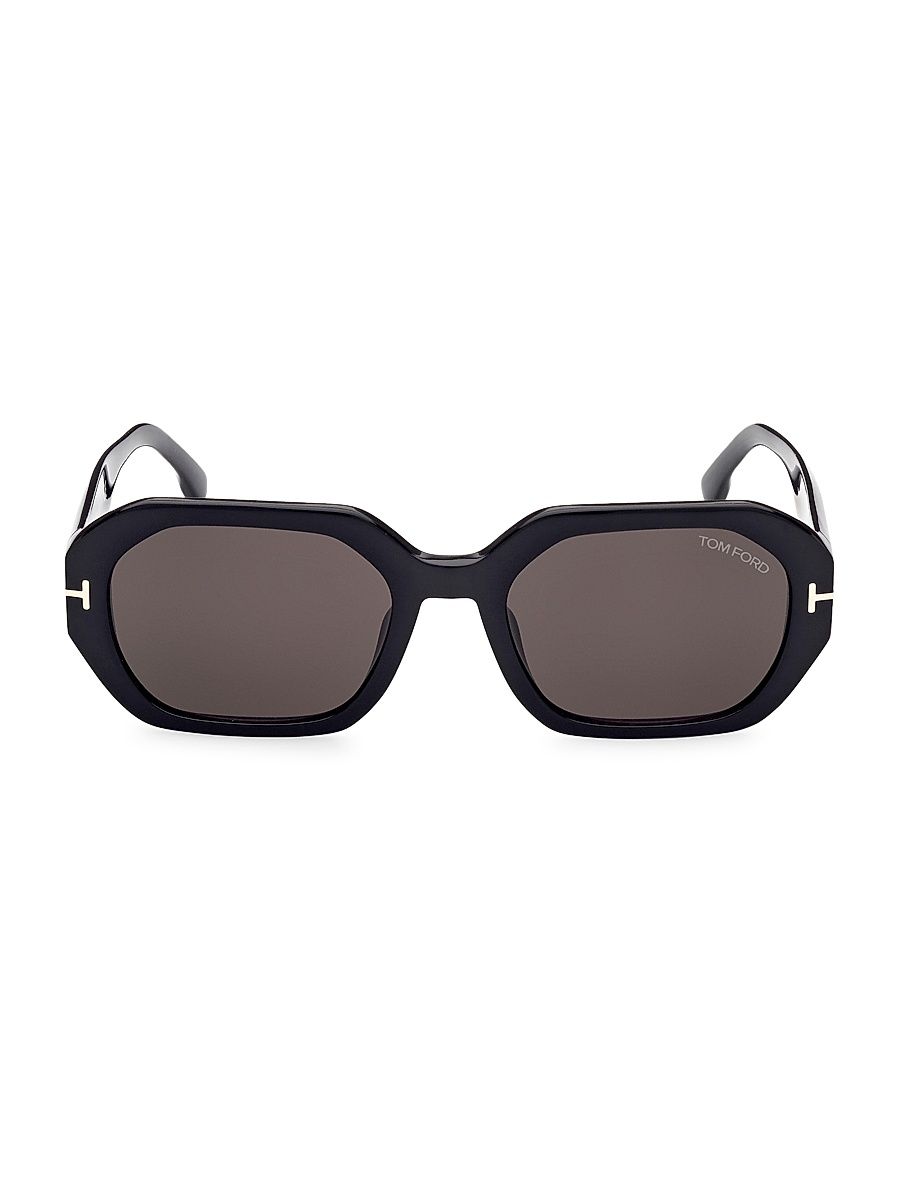 Women's Veronique 55MM Geometric Sunglasses - Black