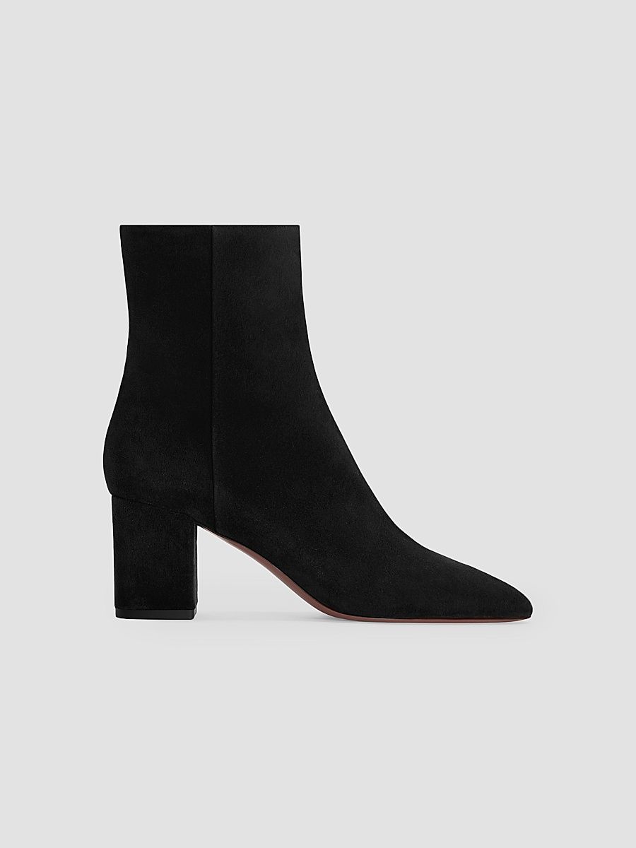 Women's Anja 70MM Suede Ankle Boots - Black - Size 6