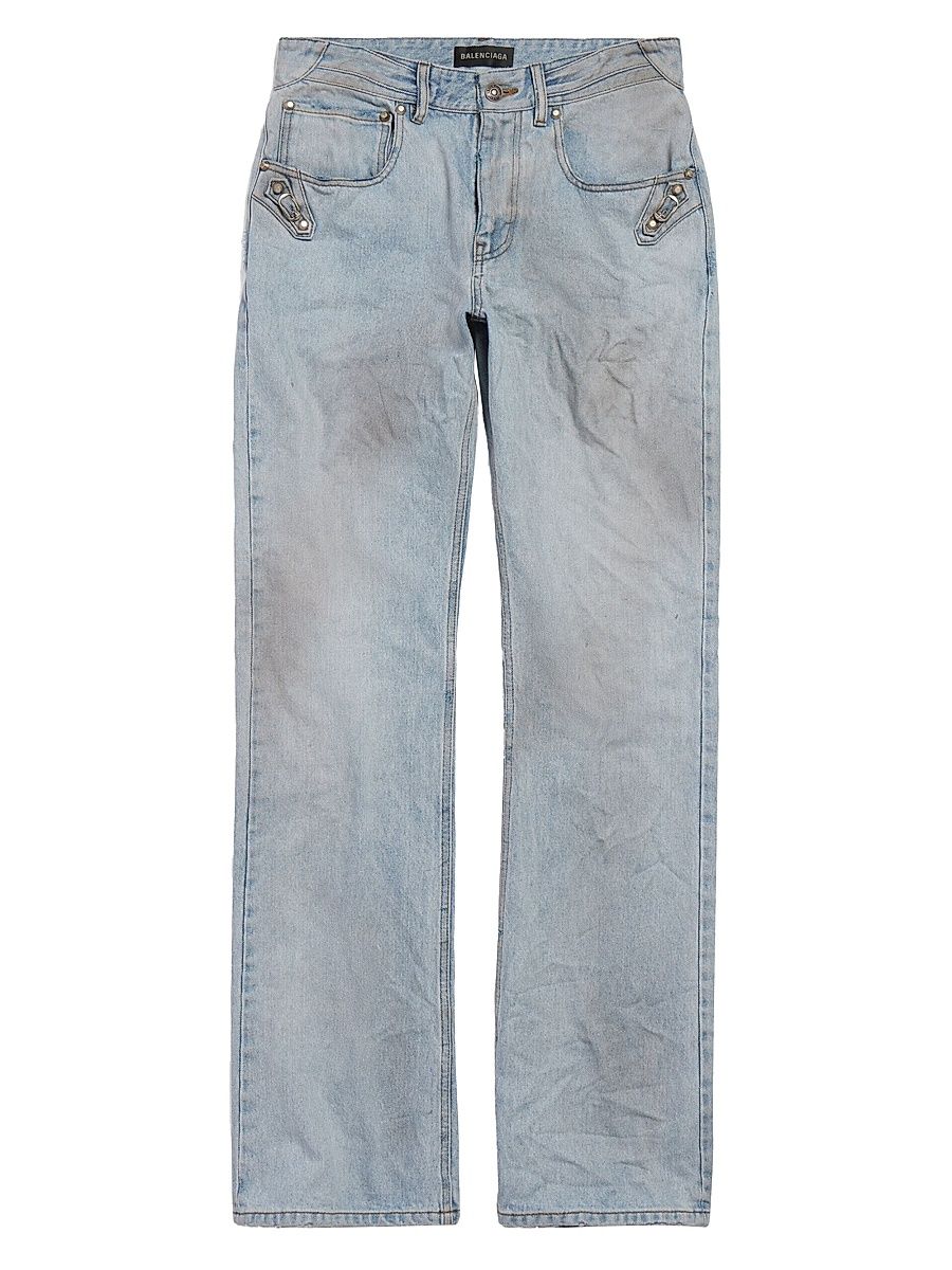 Women's City Straight Pants - Light Blue - Size 32