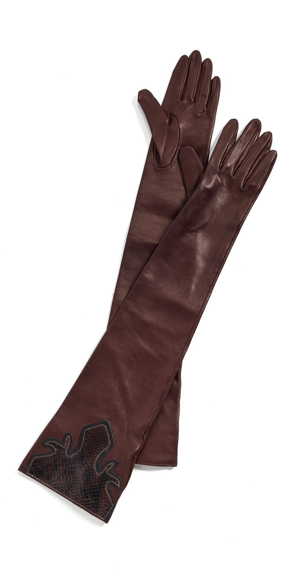 Johanna Ortiz Cardinal Elegance Gloves Dark Chocolate L