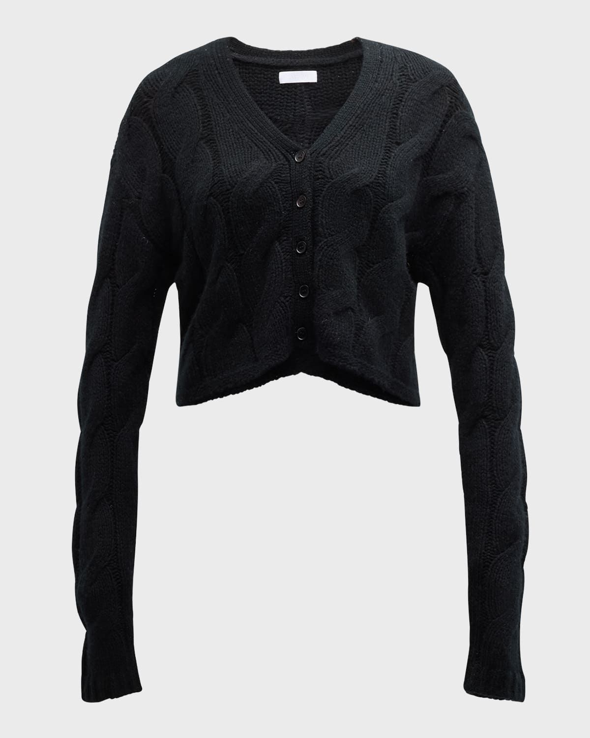 Jolie Cashmere Cable-Knit Cardigan