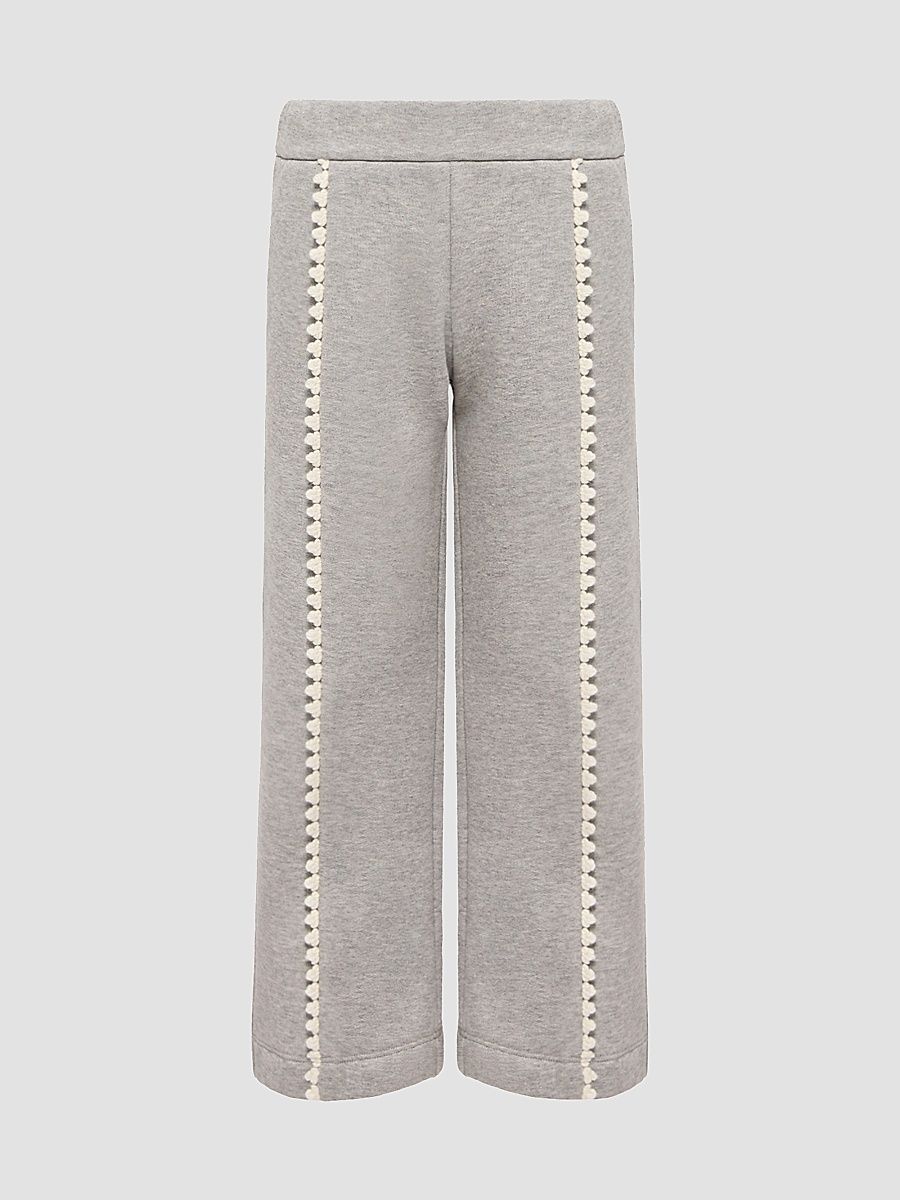 Little Girl's and Girl's Pants in Cotton - Gray - Size 14