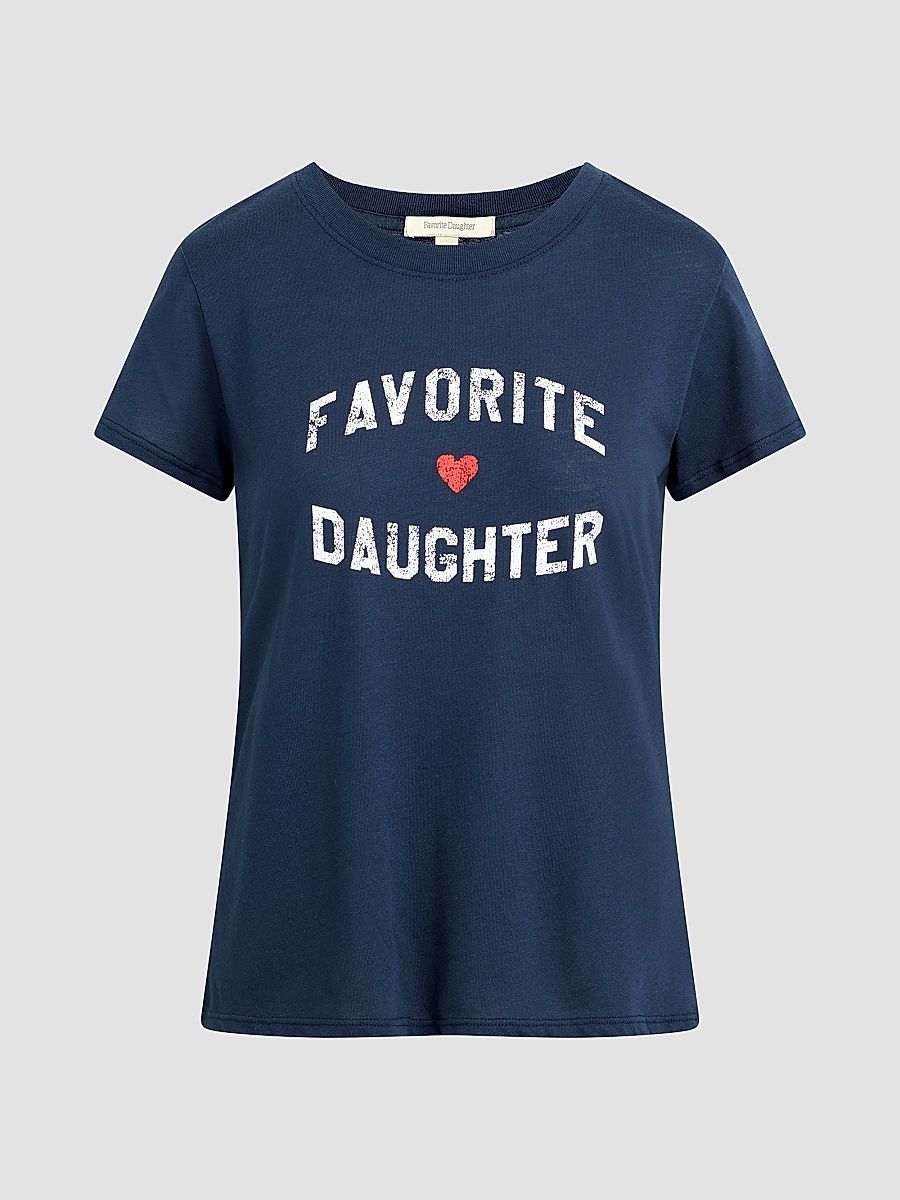 Women's The Favorite Daughter T-Shirt - Navy - Size XS