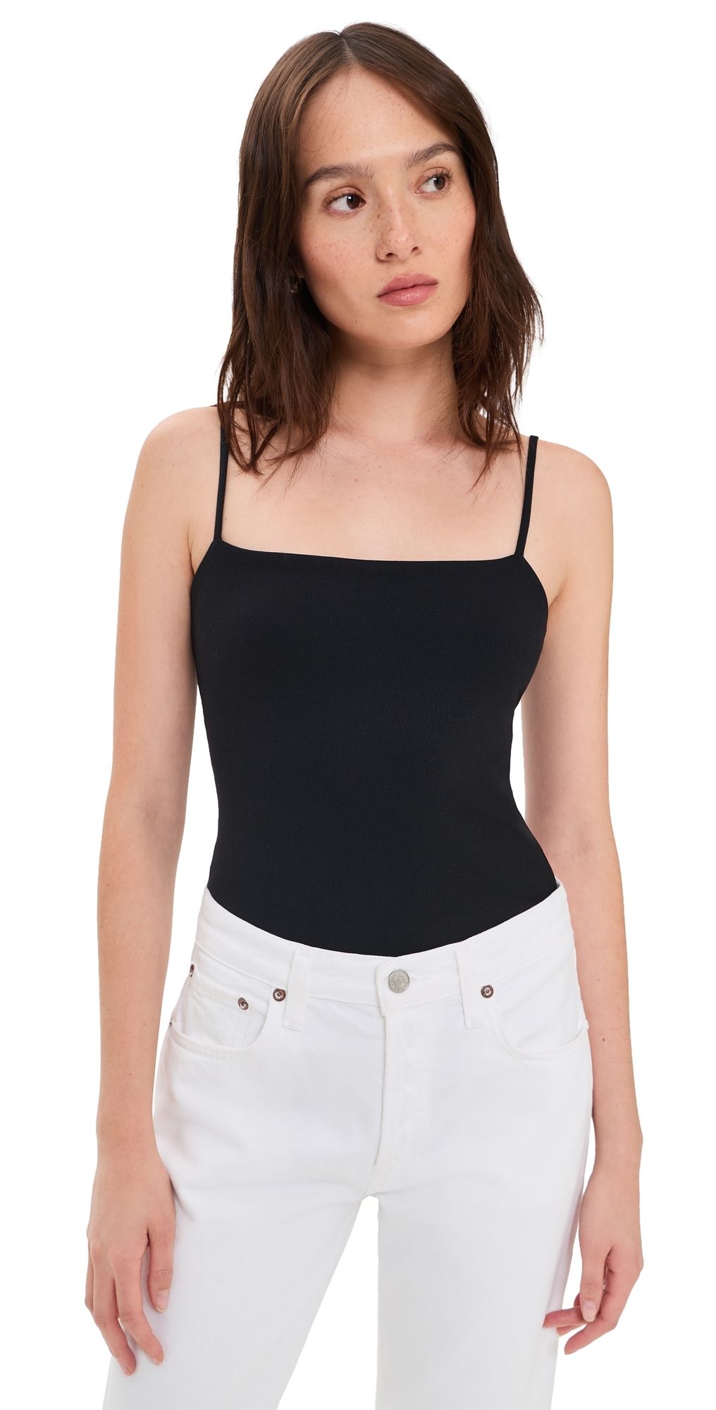 Susana Monaco String Bodysuit Black M