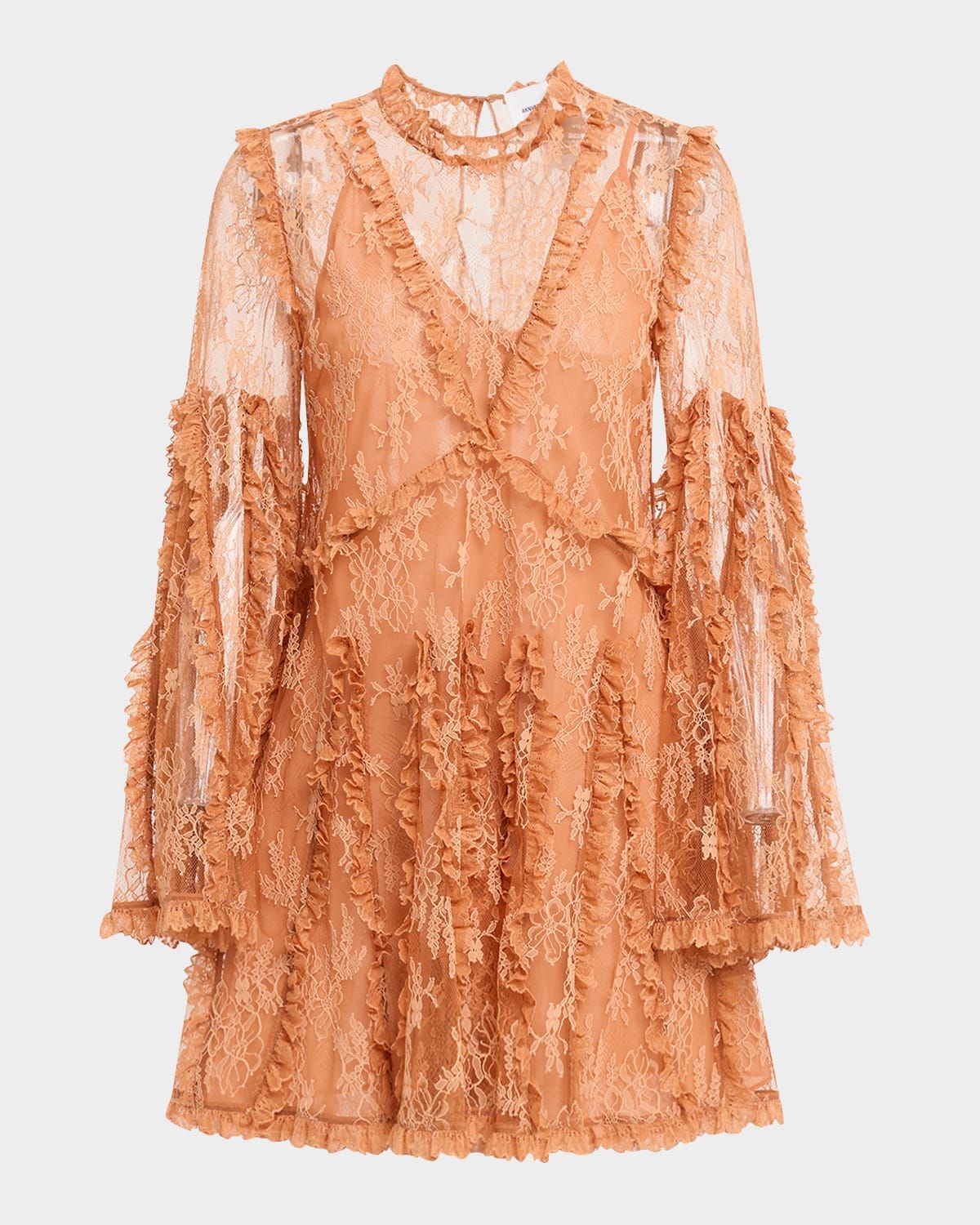 Dorian Long-Sleeve Lace Dress