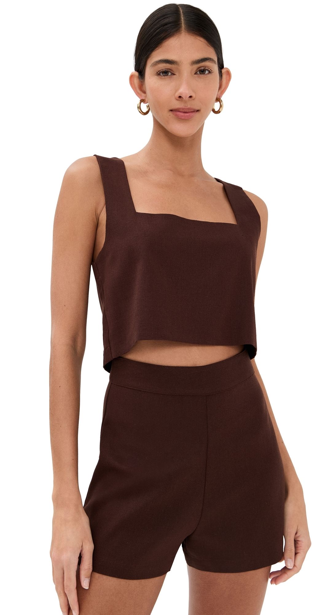 LE BOP Desiree Tank Chocolate L