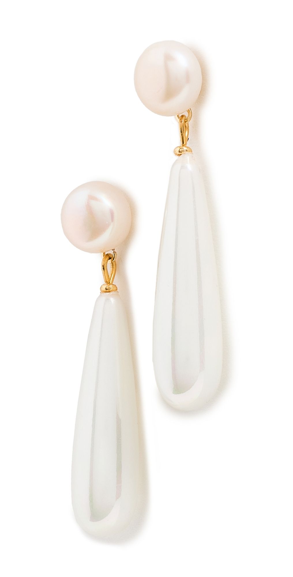 SHASHI Linnea Pearl Earrings Pearl One Size