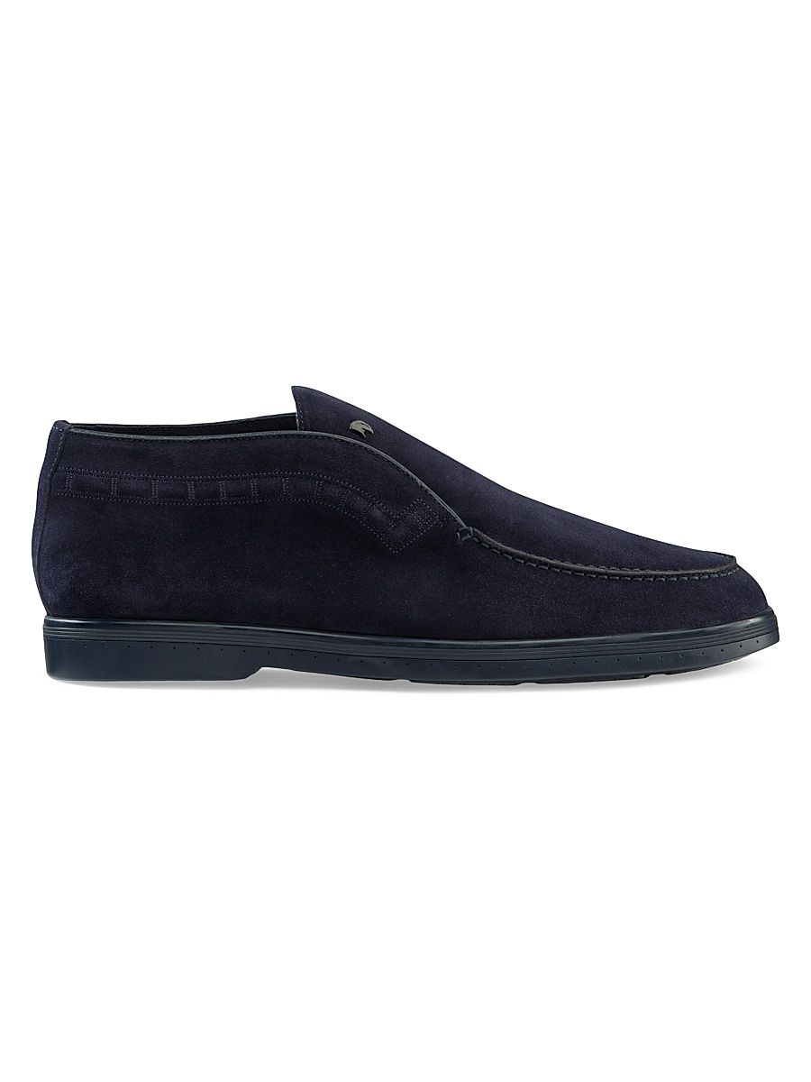 Men's Suede Slip-On Chukka Boots - Blu Ink - Size 10