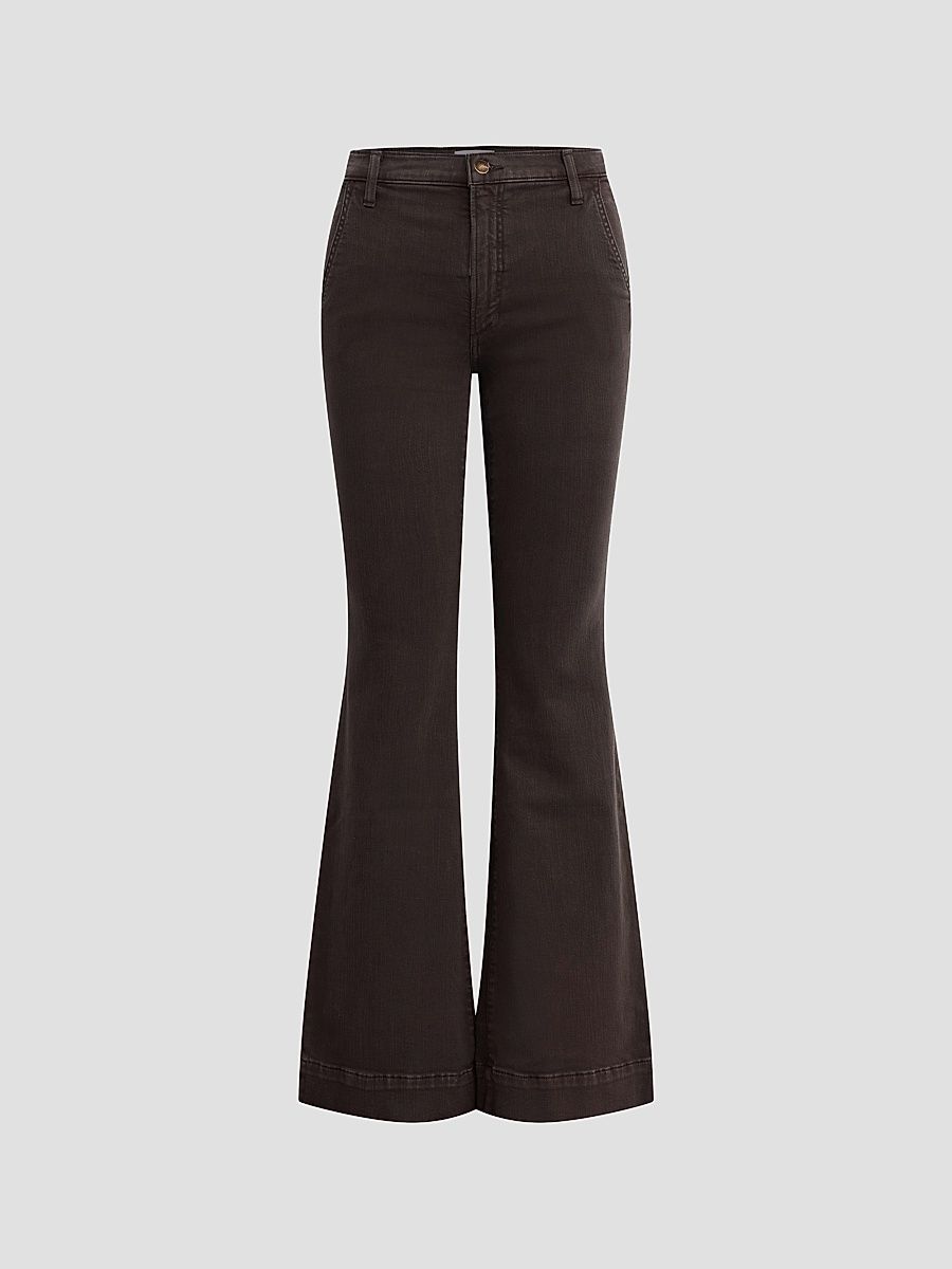 Women's The Molly Flare Jeans - Dark Coffee Bean - Size 32