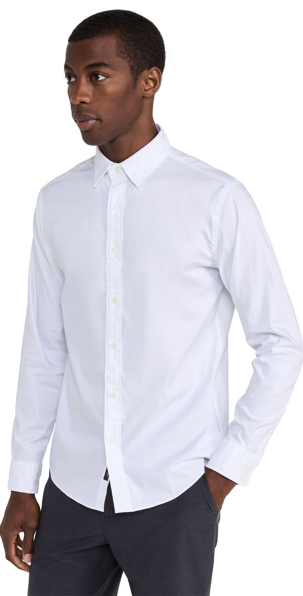 Faherty The Movement Shirt Cloud White L