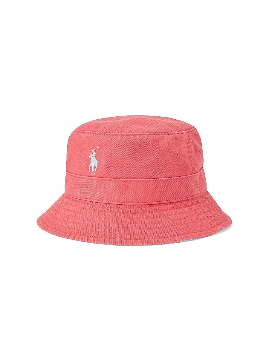 Men's Loft Cotton Bucket Hat - Pale Red - Size Small