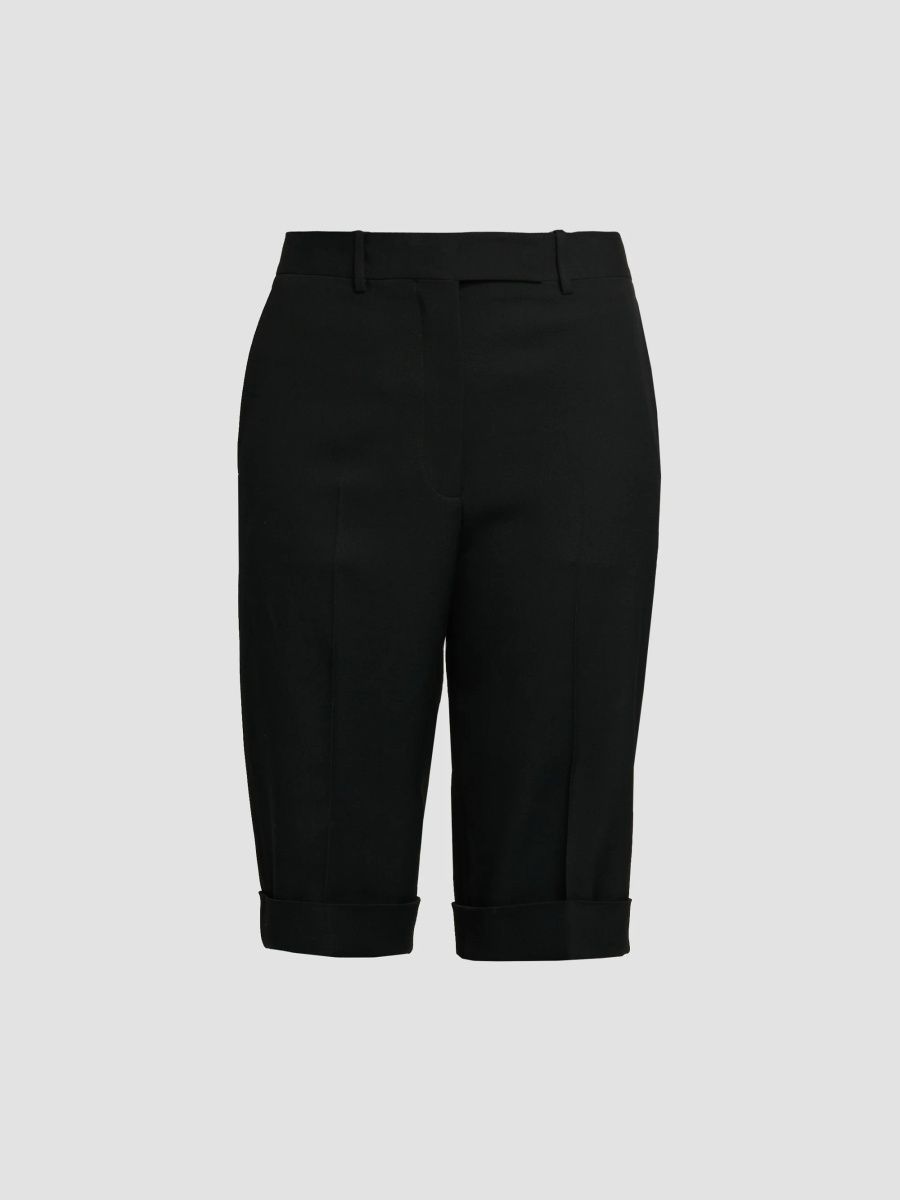 TOM FORD Women's Grain De Poudre Bermuda Shorts - Black - Size 0