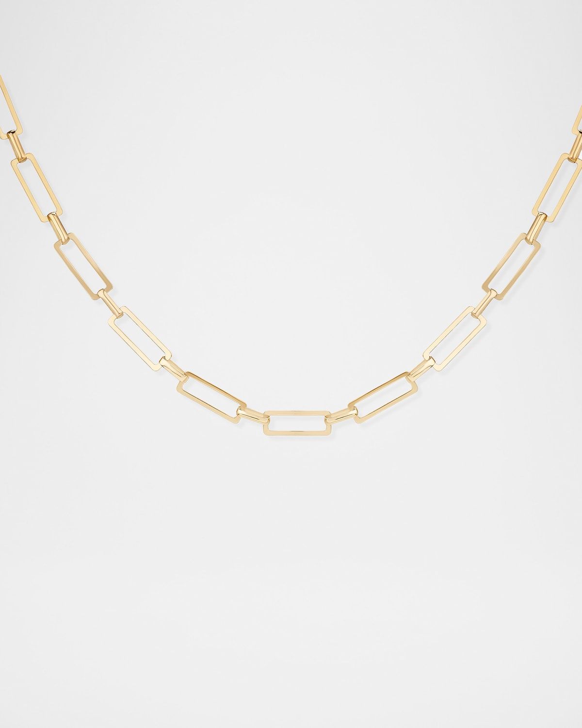 14K Paperclip Chain Necklace
