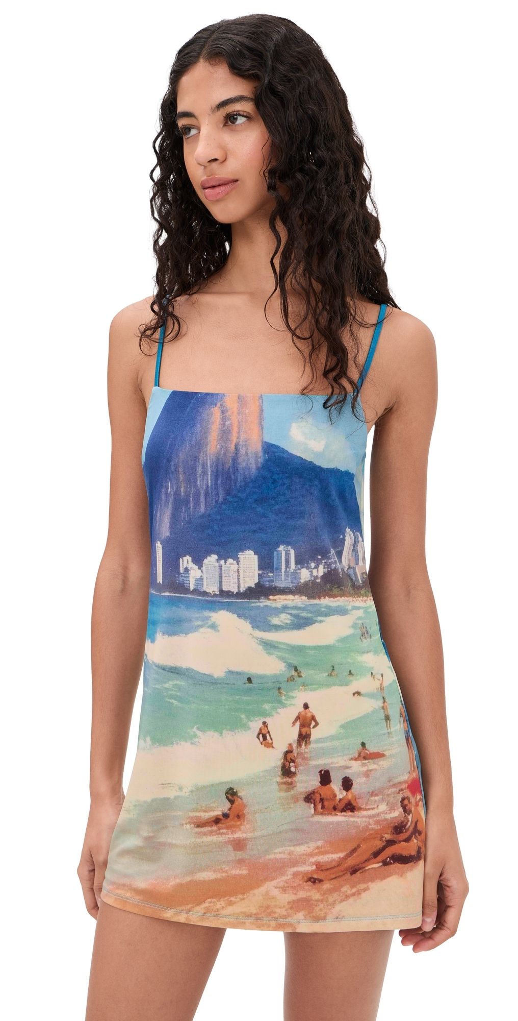 Cult Gaia Cardela Dress Rio Beach Print XXS
