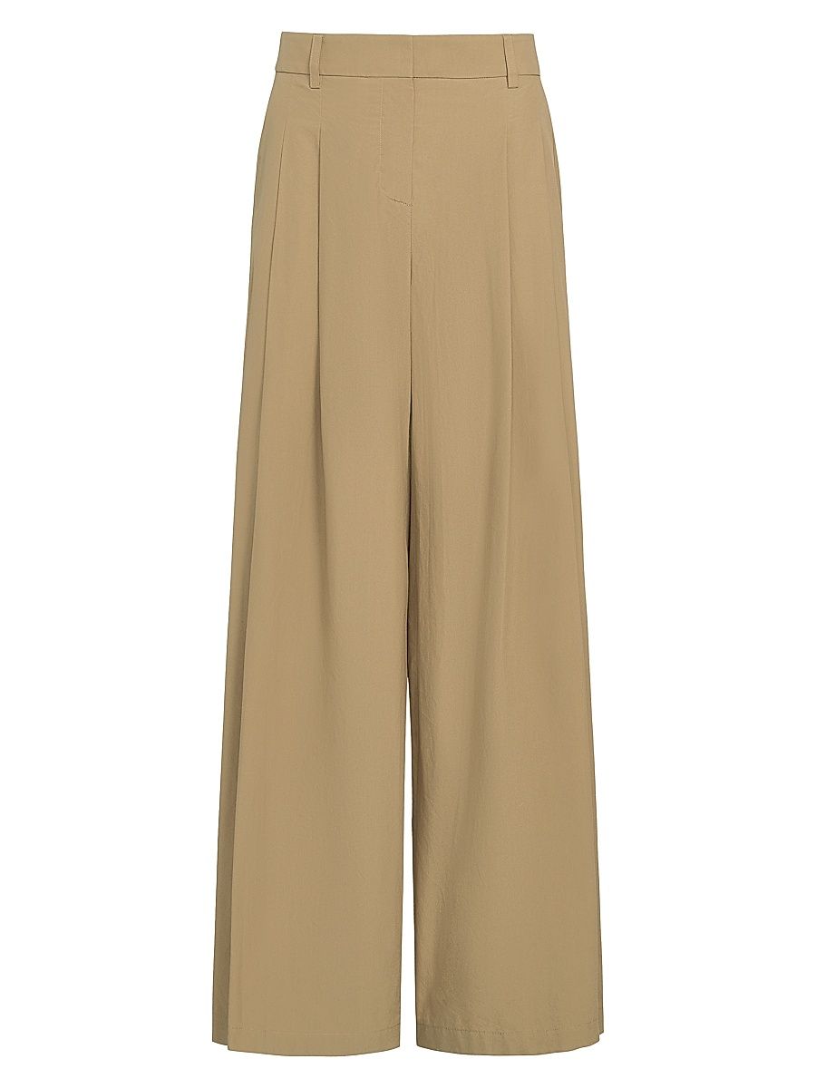 Women's Next Didi Cotton Wide-Leg Pants - Kelp - Size 14