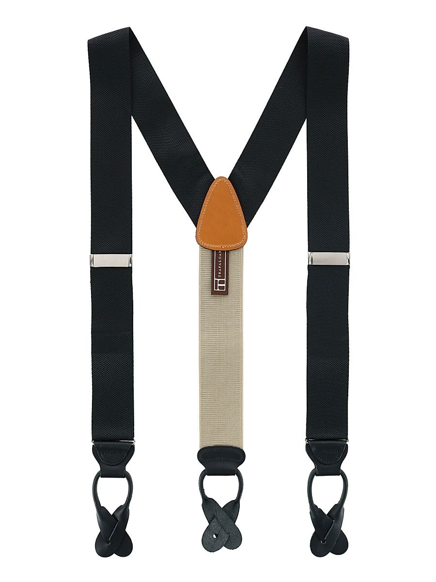 Men's Big And Tall Hudson Brace Suspenders - Black