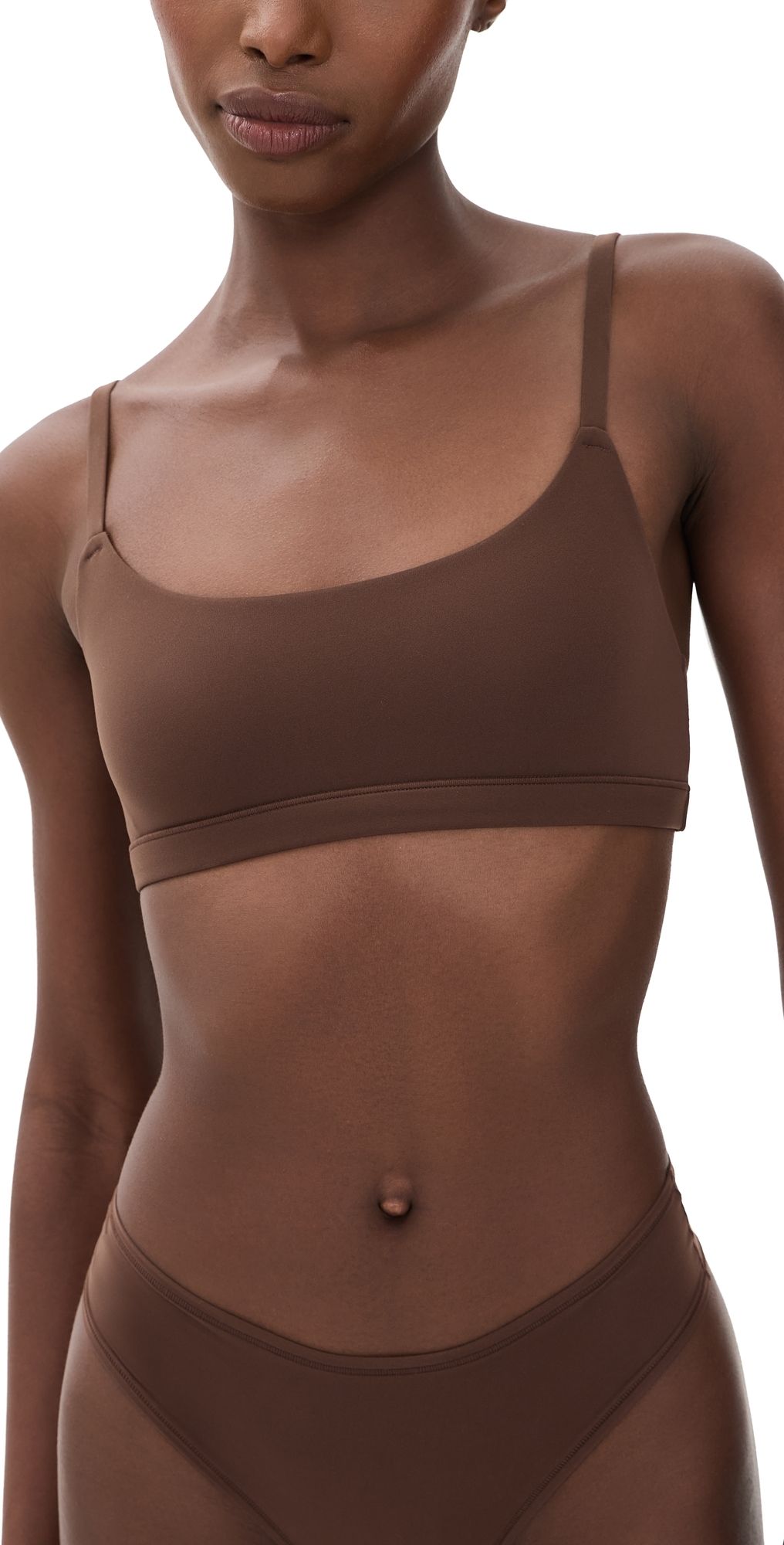 SKIMS Scoop Bralette Cocoa S
