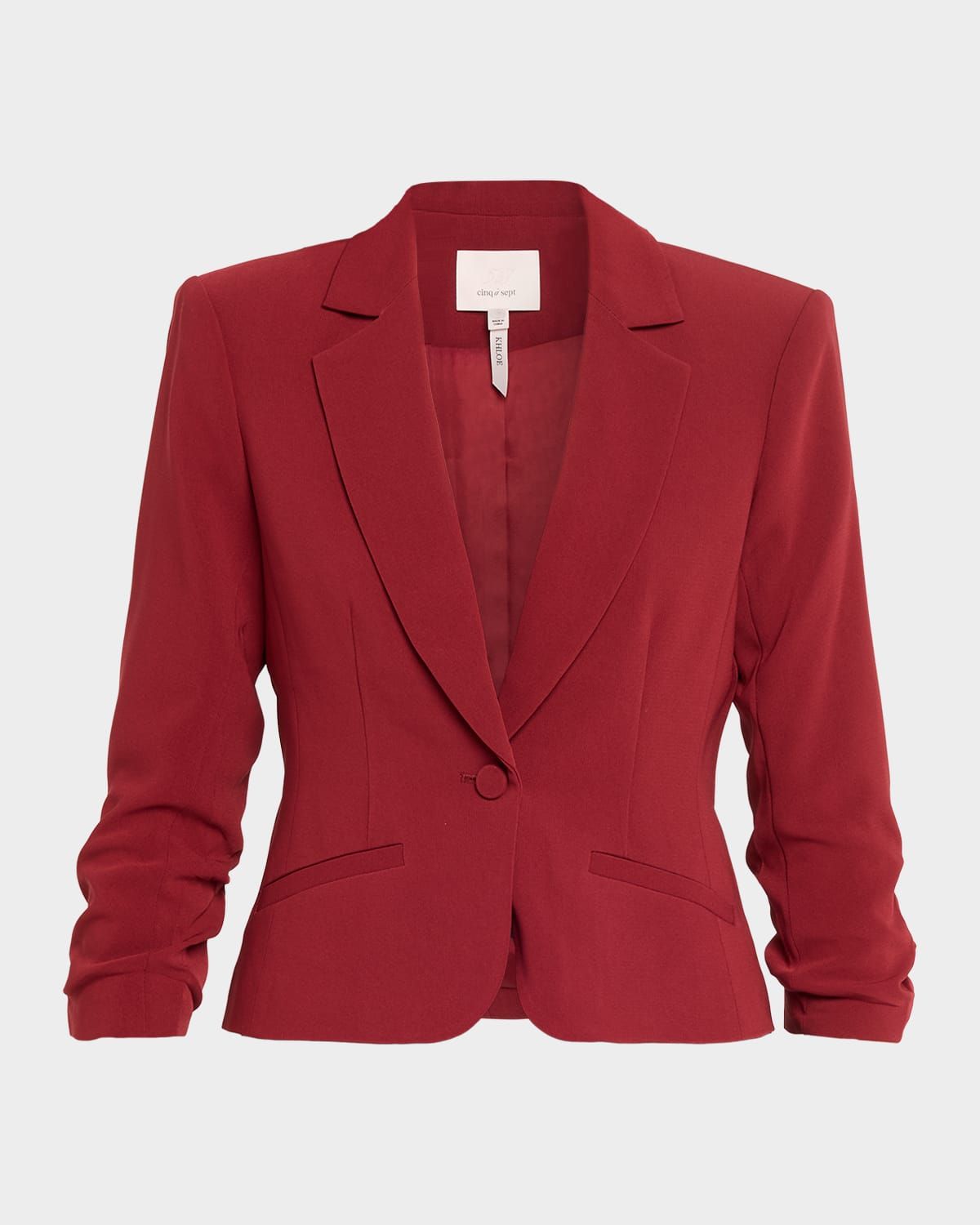 Khloe Petite Cropped 3/4-Sleeve Blazer
