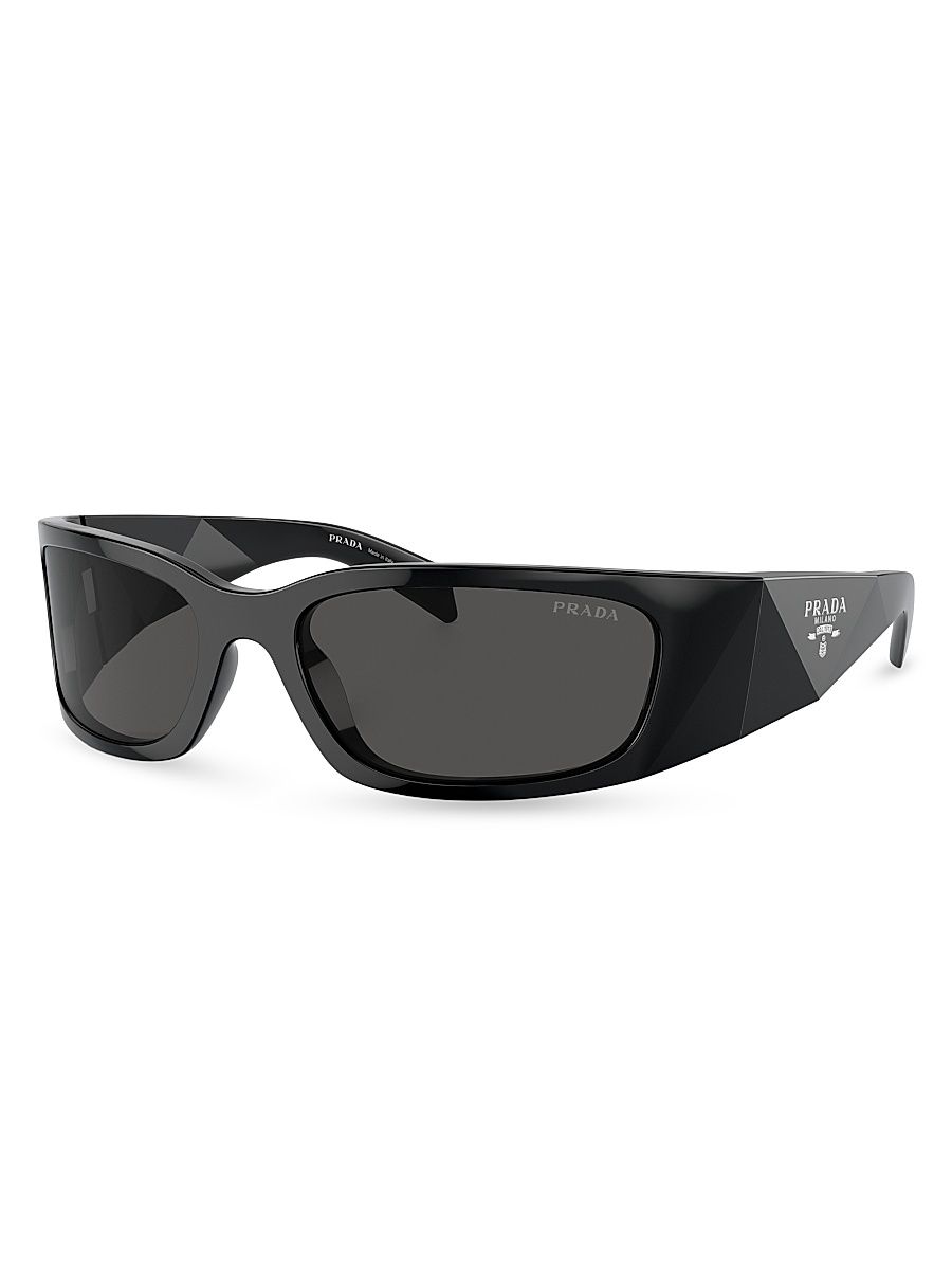 Women's 60MM Butterfly Sunglasses - Black Dark Grey