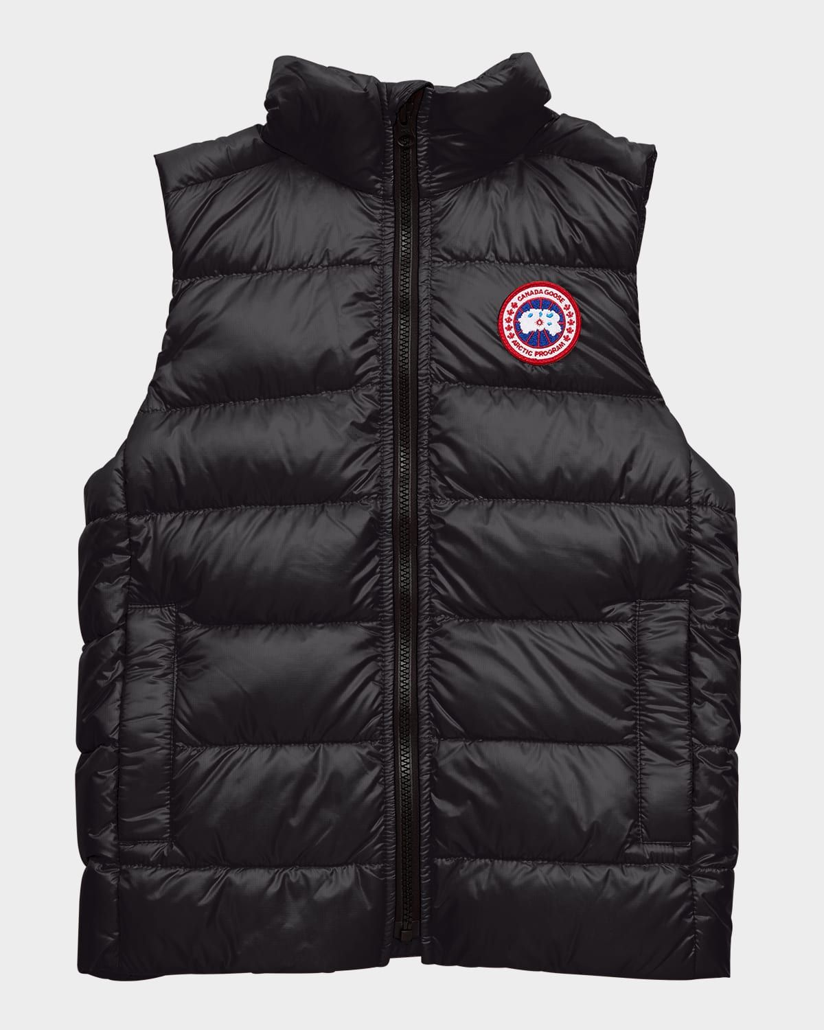 Girl & apos;s Crofton Logo-Print Puffer Vest, Size S-L