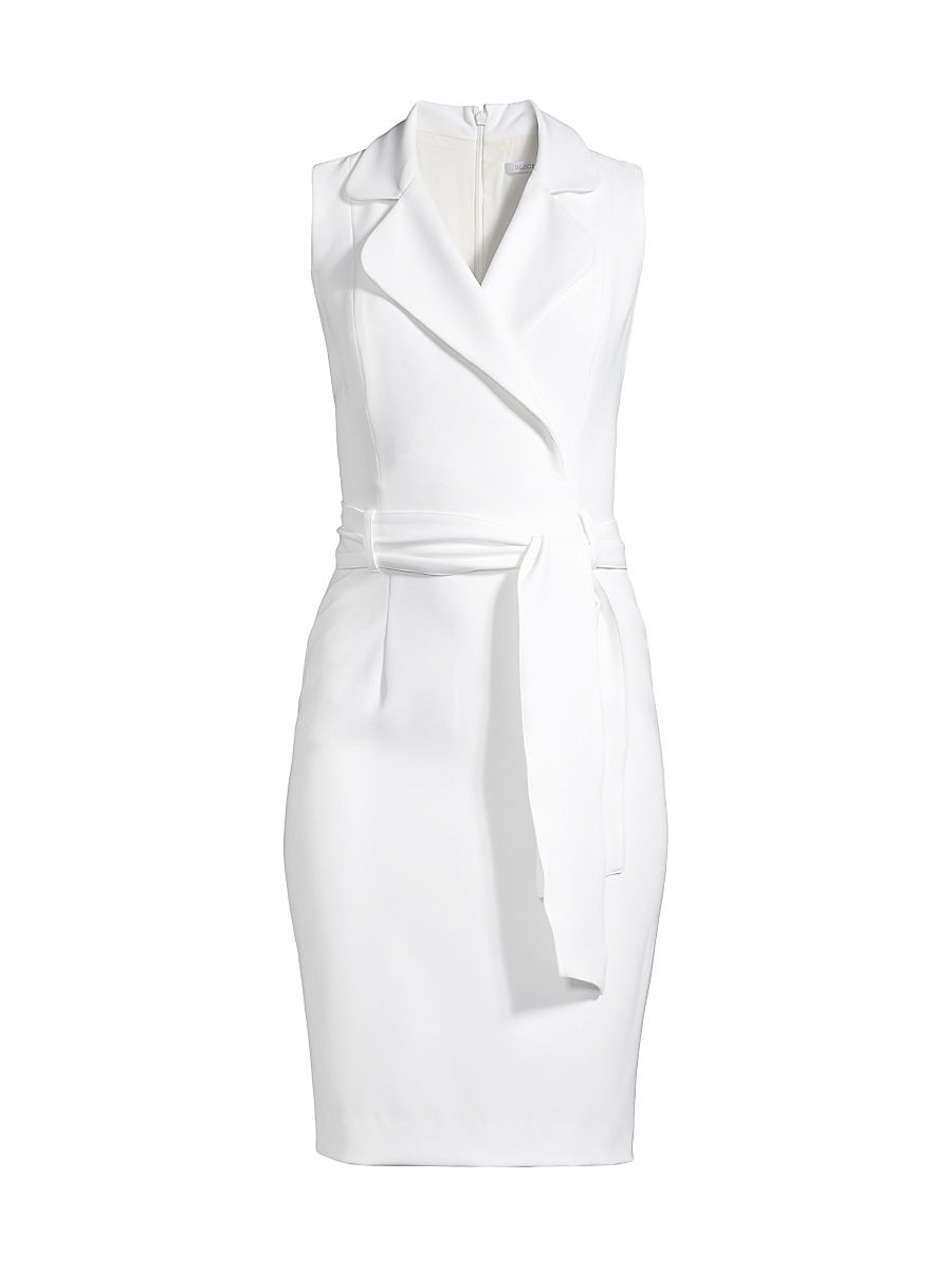 Women's Black Halo x Laurel Berman Danica Sheath - White - Size 10