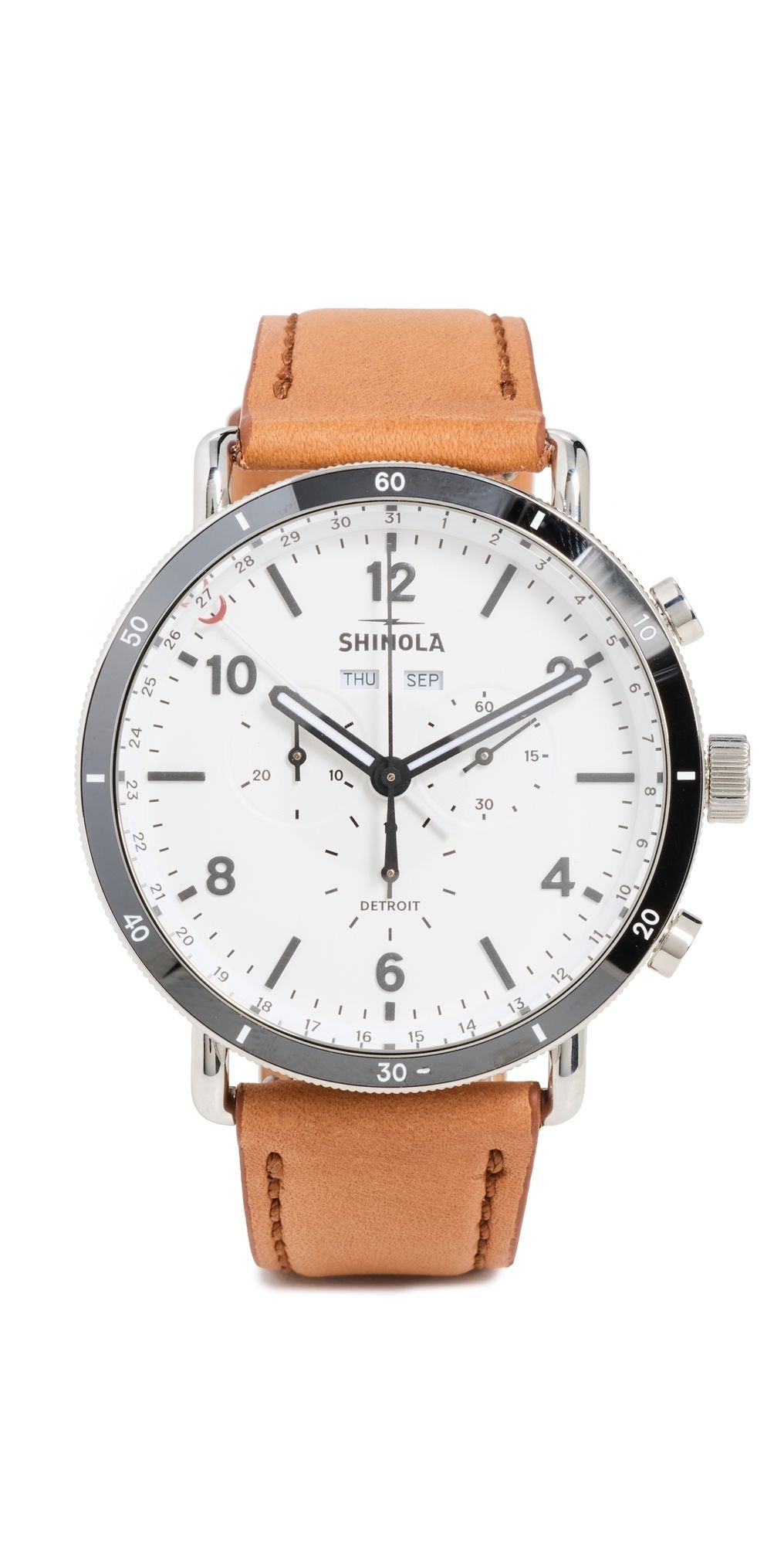 Shinola Canfield Sport 45mm Watch White 45mm