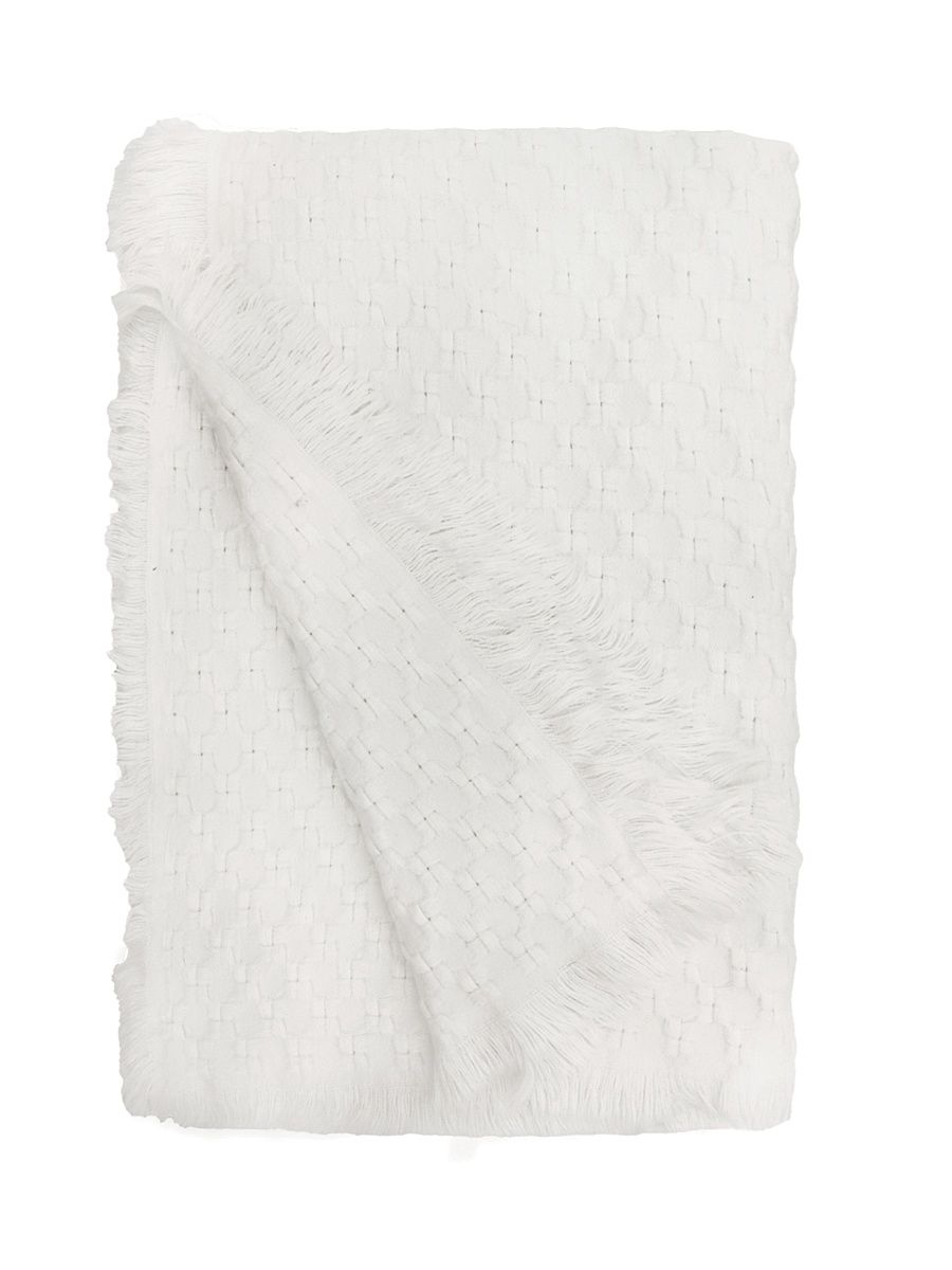 Delphine Oversized Throw Blanket - Ivory