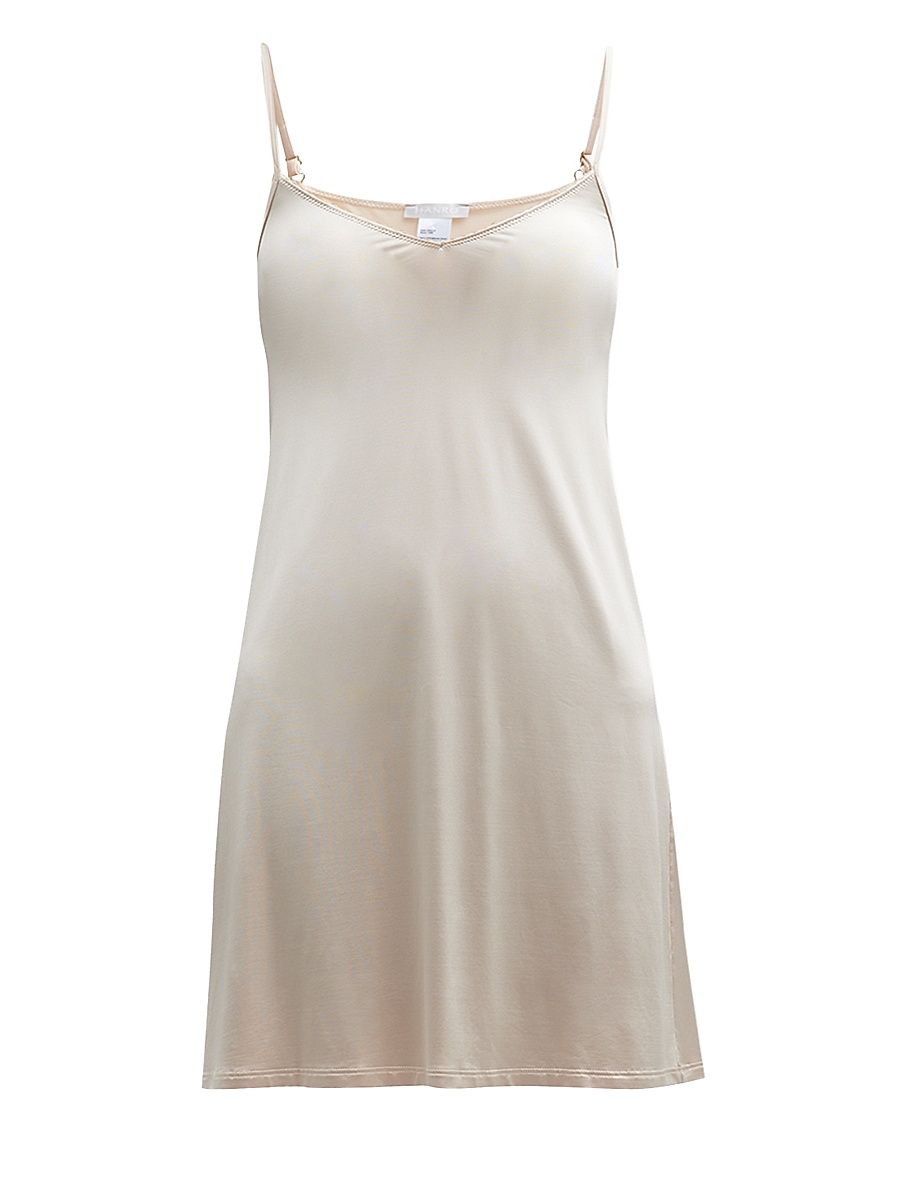Women's Satin Deluxe Slip - Natural - Size Small
