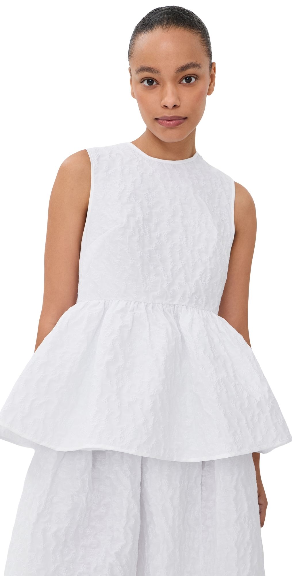 Cecilie Bahnsen Bea Top White 10